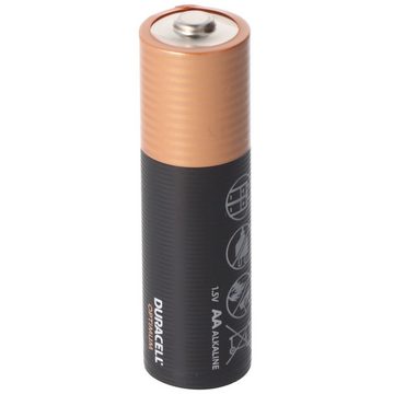 Duracell Duracell Optimum AA Mignon Alkaline-Batterien, 1.5V LR6 MX1500, 8er-P Batterie