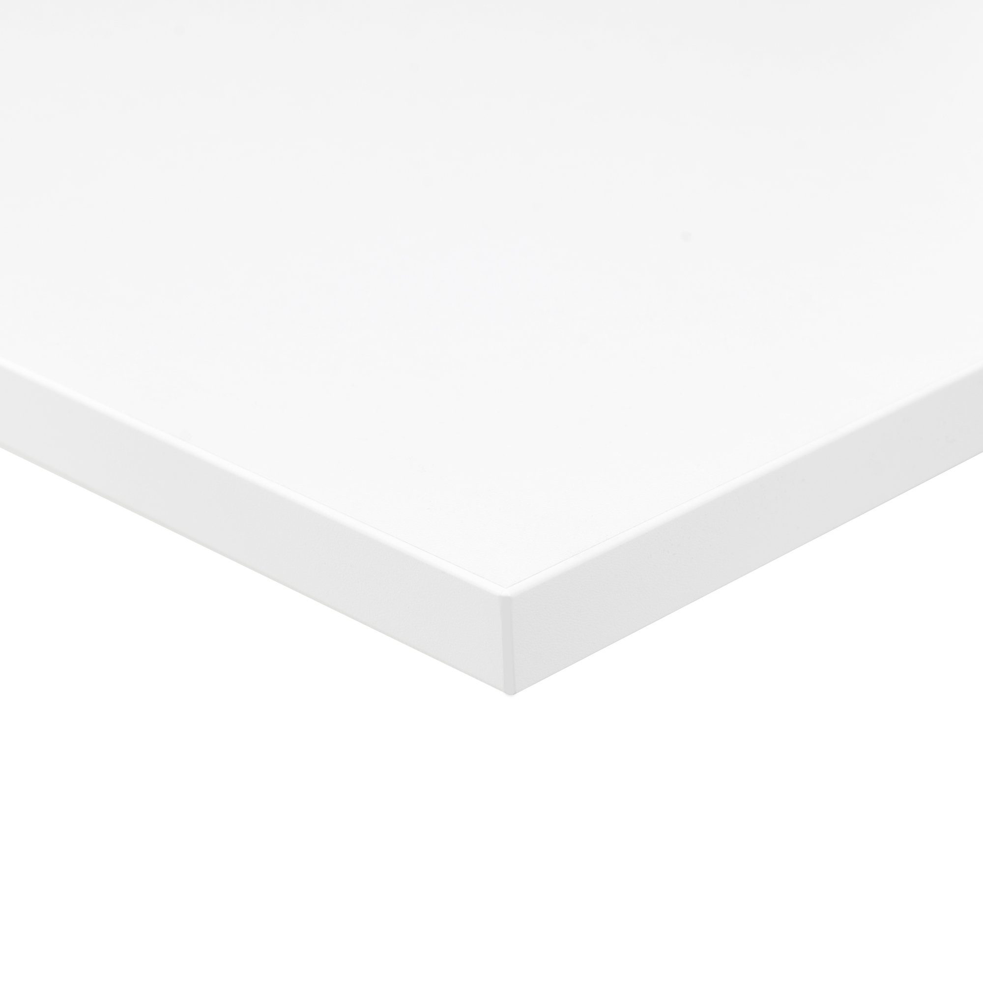 (RAL9010) Silber mm/Sek, cm Tischplatte 120 Silber (RAL9006) Weiß Basic höhenverstellbar 80 x | 80 office® Weiß Schreibtisch boho Line,