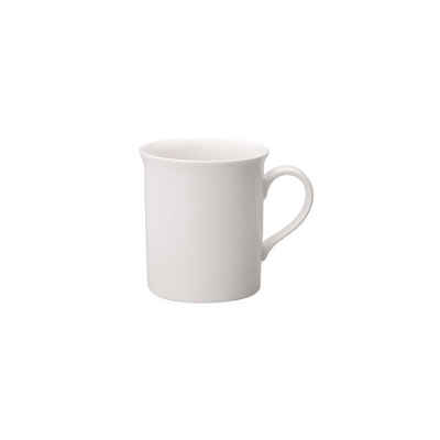 Villeroy & Boch Tasse Twist White Kaffeebecher, Porzellan