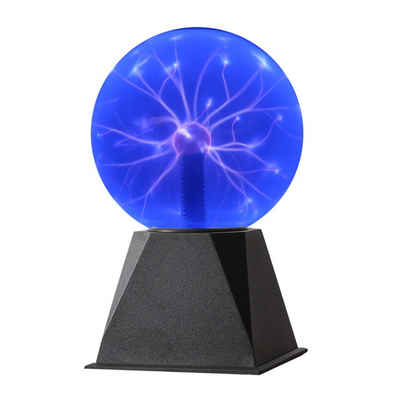 SATISFIRE LED Dekolicht Plasmakugel Plasmaball magisch BlitzShow Automatik Musiksteuerung blau, blau