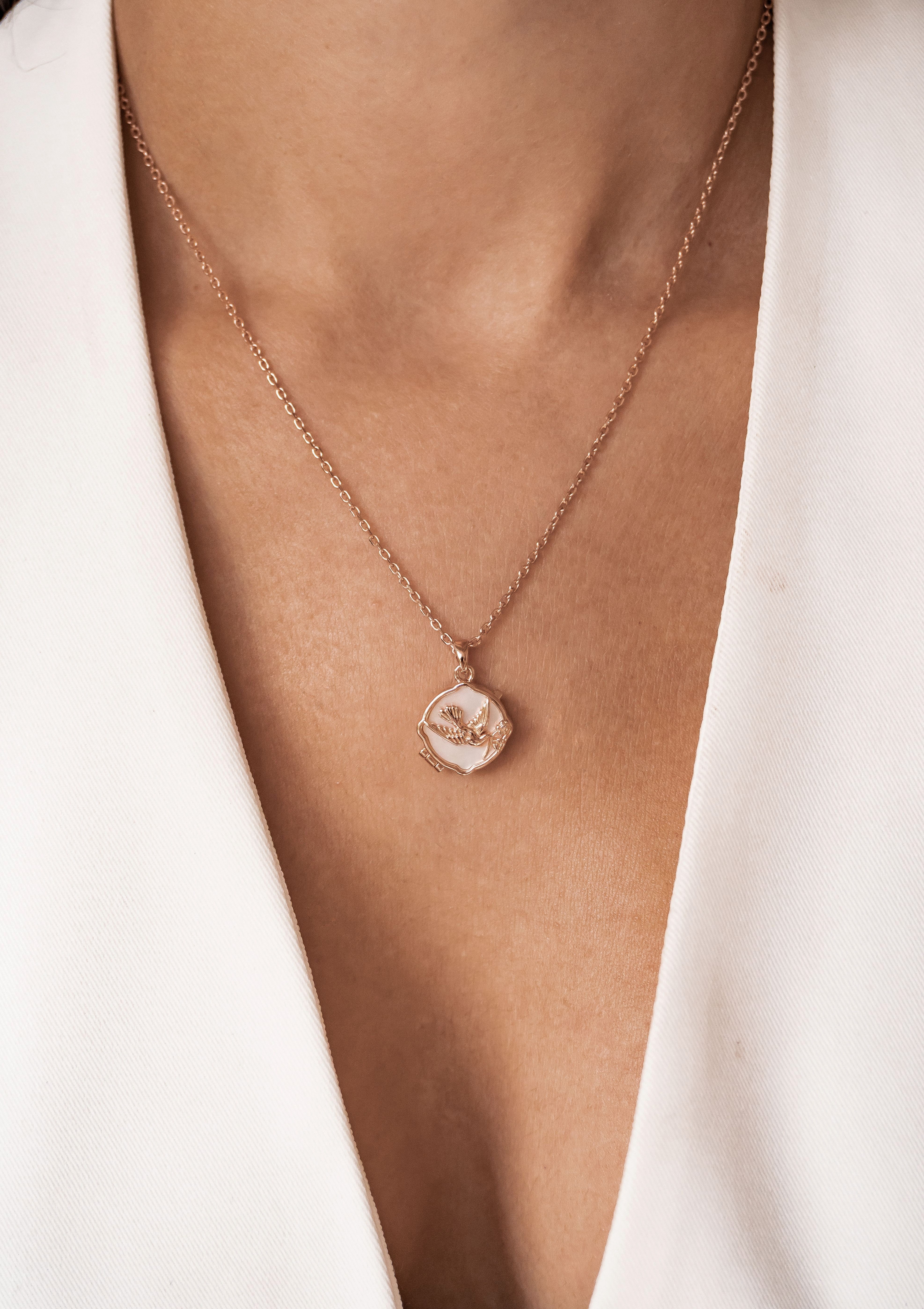 Hey Happiness Kette mit Anhänger Medaillon, günstig online kaufen