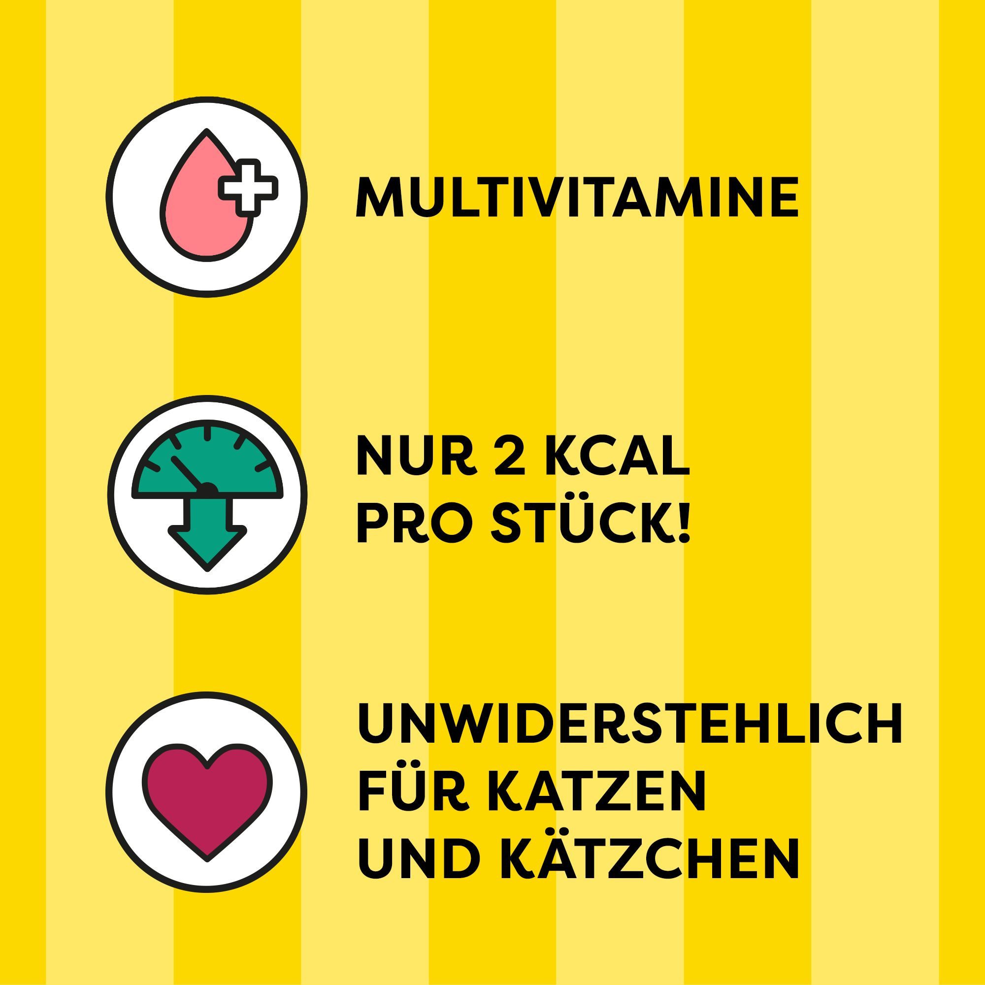 Dreamies DREAMIES™ Snacks Multipack Huhn, Käse, Lachs 12 x 60g, Snack für: Katze