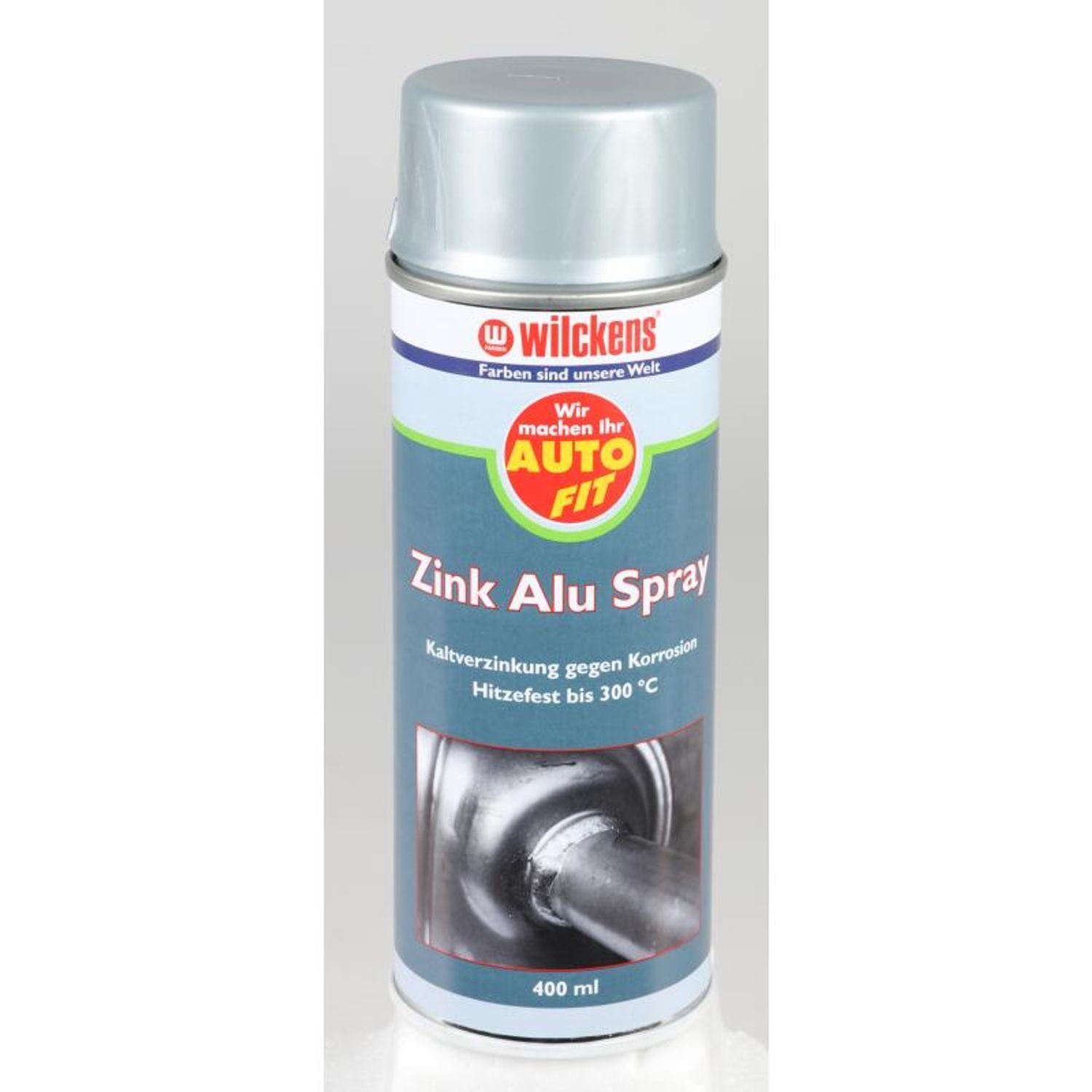 300°C Zink-Alu-Spray 6x Fit Kaltverzinkung Sprühlack Wilckens Auto 400ml bis Hitzefest Farben