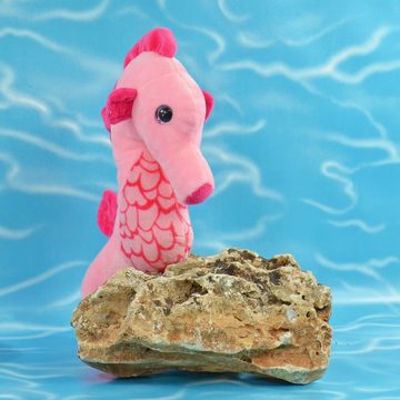 Kögler Kuscheltier Plüschtier Seepferdchen rosa Glitzeraugen 30 cm Little Sea Friends