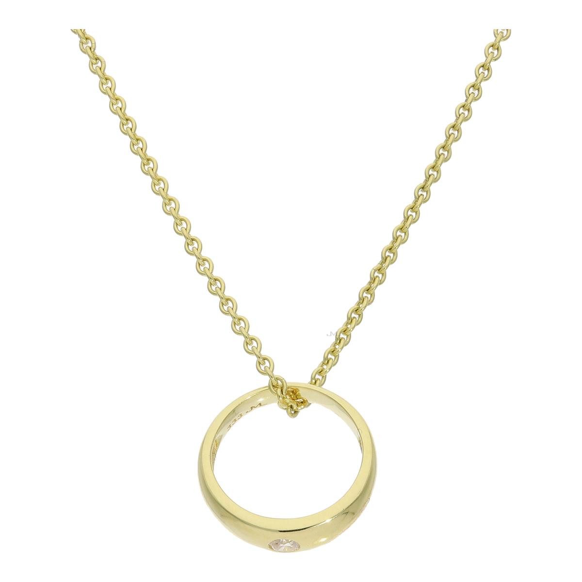 JuwelmaLux Kettenanhänger Taufring Gold 333 Zirkonia für Kinder Unisex JL14-02-0453 JuwelmaLux (1-tlg), Schmuckanhänger