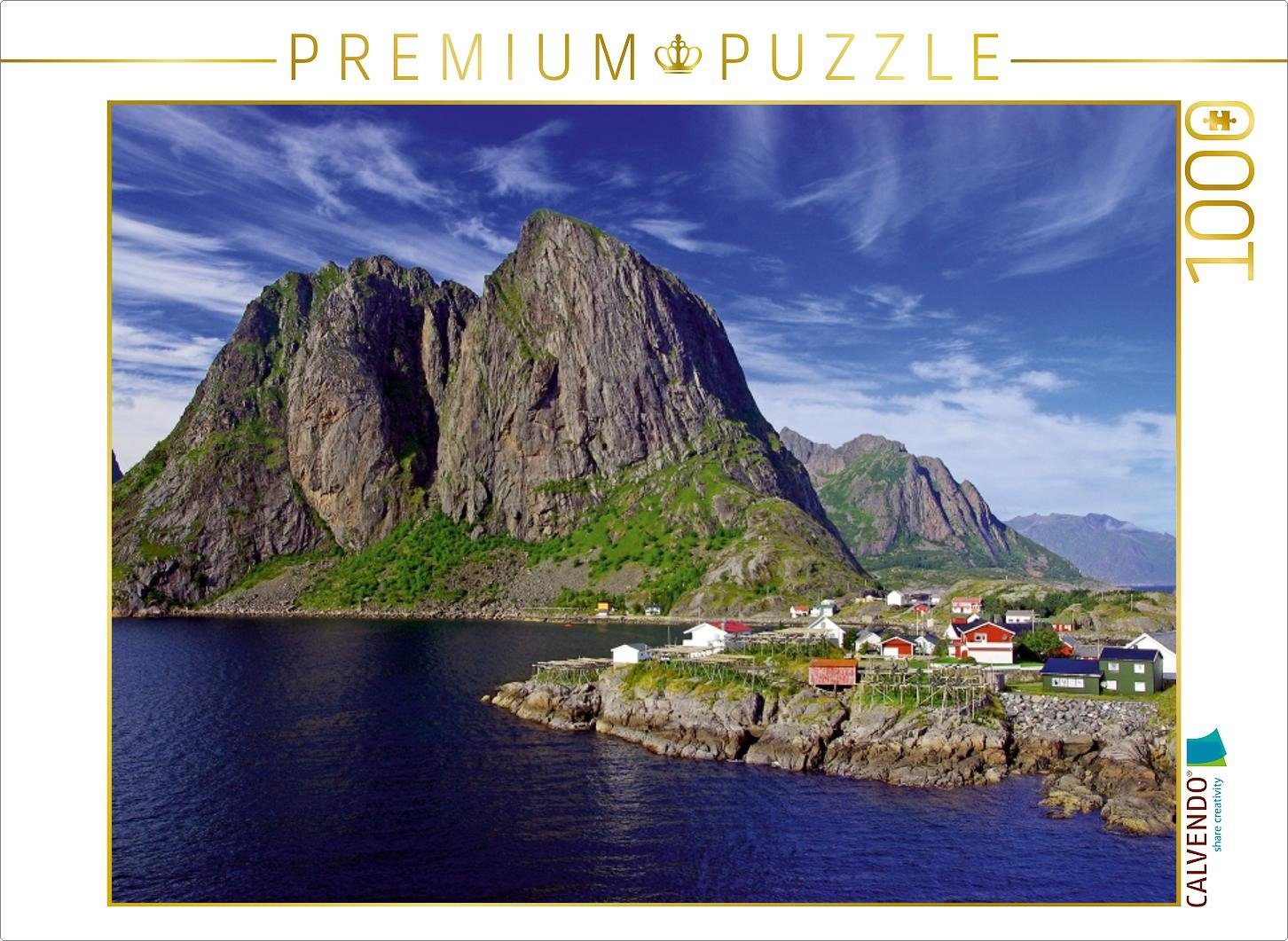 Puzzle CALVENDO Puzzle Norwegen: Berge und Meer auf den Lofoten 1000 Teile Lege-Größe 64 x 48 cm Foto-Puzzle Bild von Reinhard Pantke