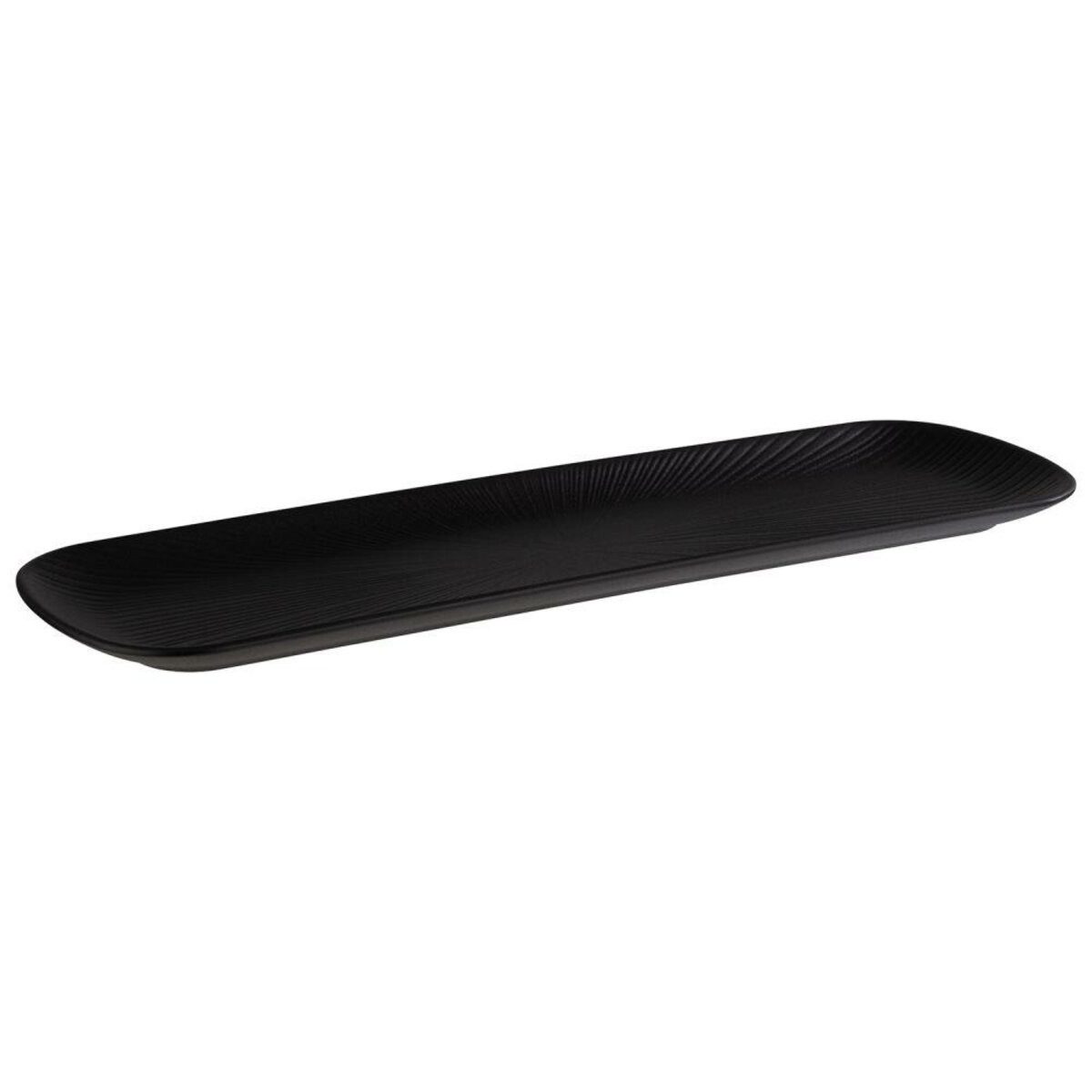 APS Geschirr-Set Tablett Nero Gn 2/4 53x16,2cm schwarz.