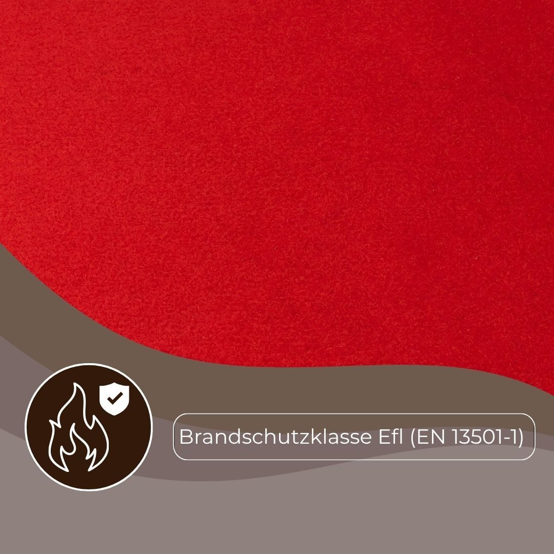 Mazovia Kunstrasen Mazovia Kunstrasen Rot Wetterfest Rasenteppich Meterware, 400 x 100 cm, witterungsbeständig