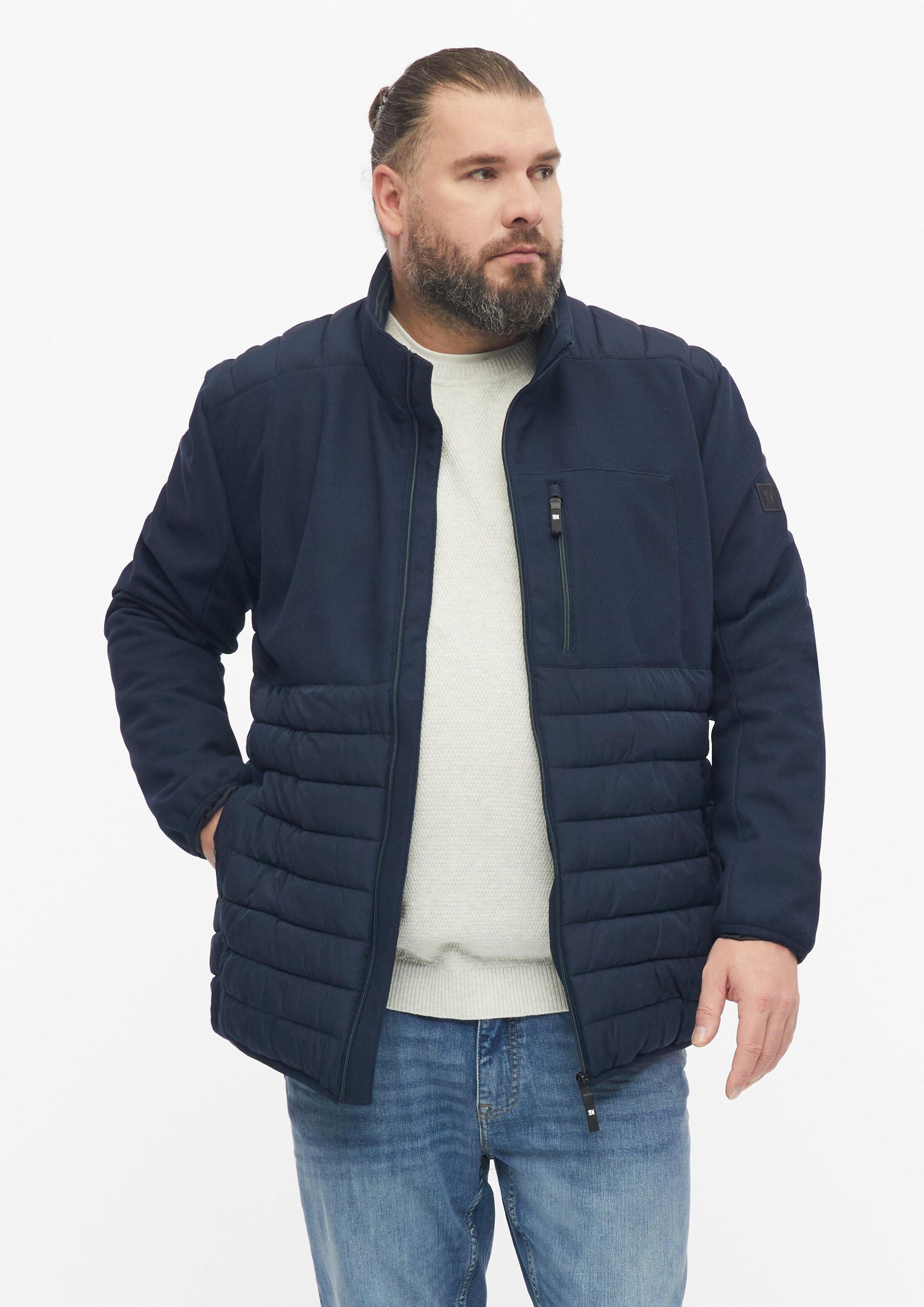 s.Oliver Funktionsjacke Outdoor-Jacke Leicht wattierte Jacke im Fabricmix mit sportiven Details