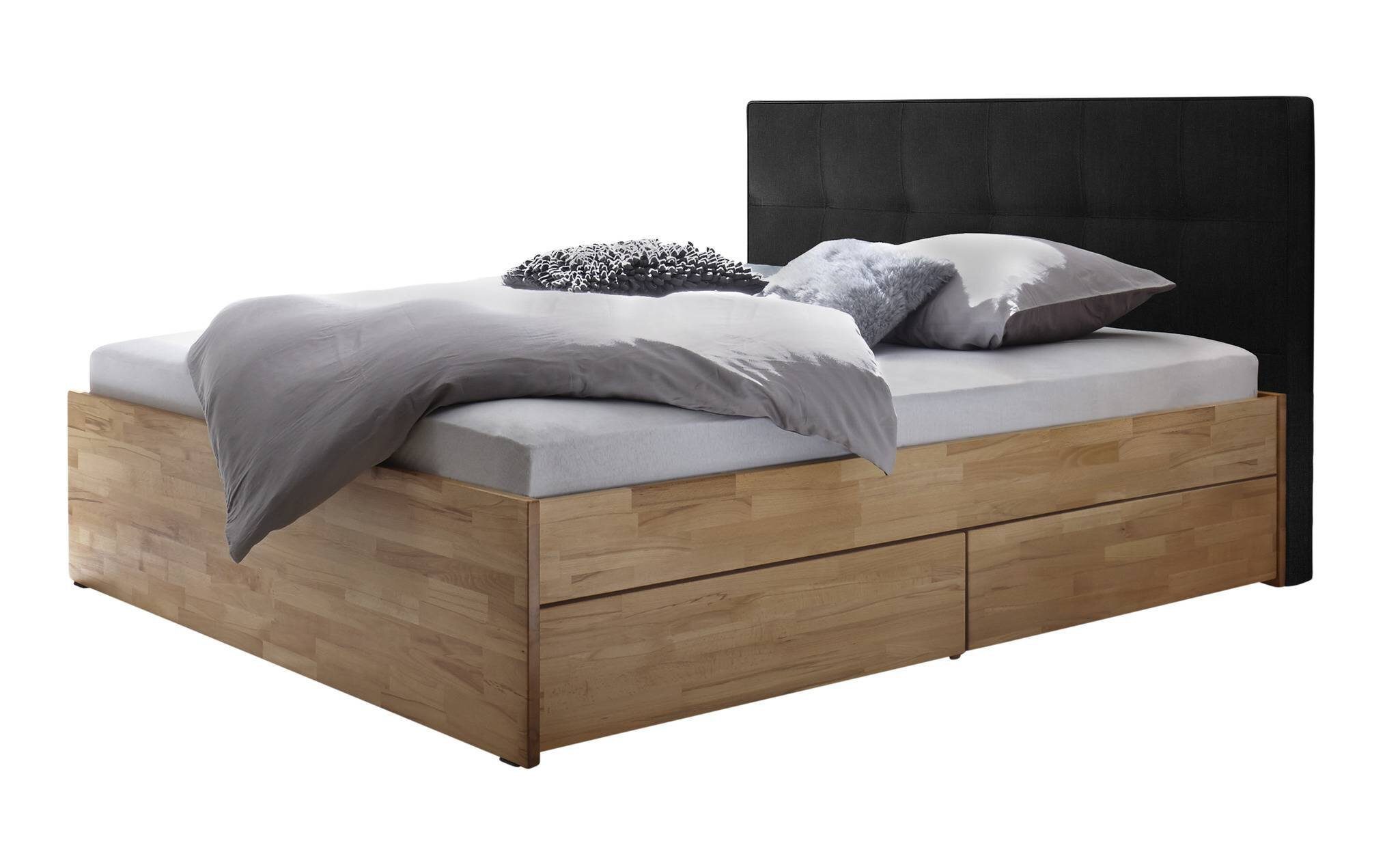 HASENA Bettgestell Hasena Function&Comfort Otello Standard Massivholzbett mit Stauraum (1)