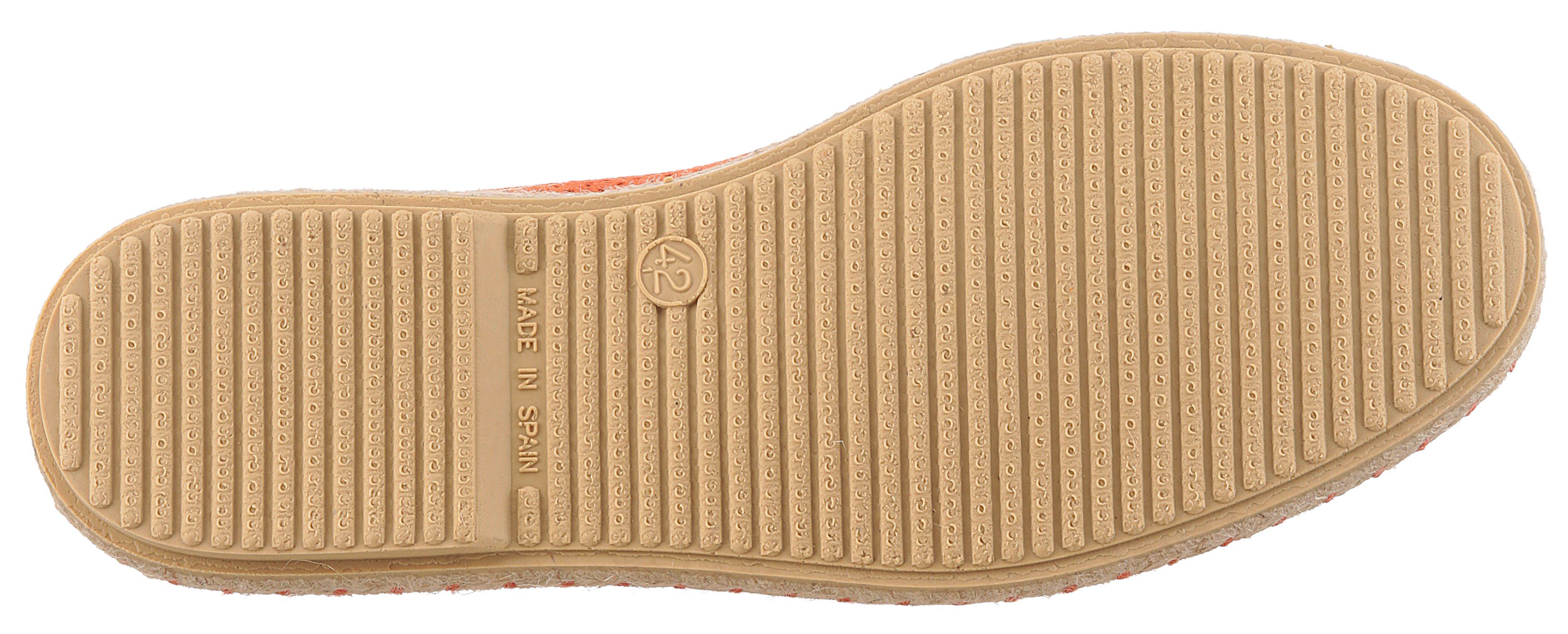 VERBENAS Tom Pacific Espadrille, Loafer, Slipper, Sommerschuh, Strandschuh mit Stretcheinsätze