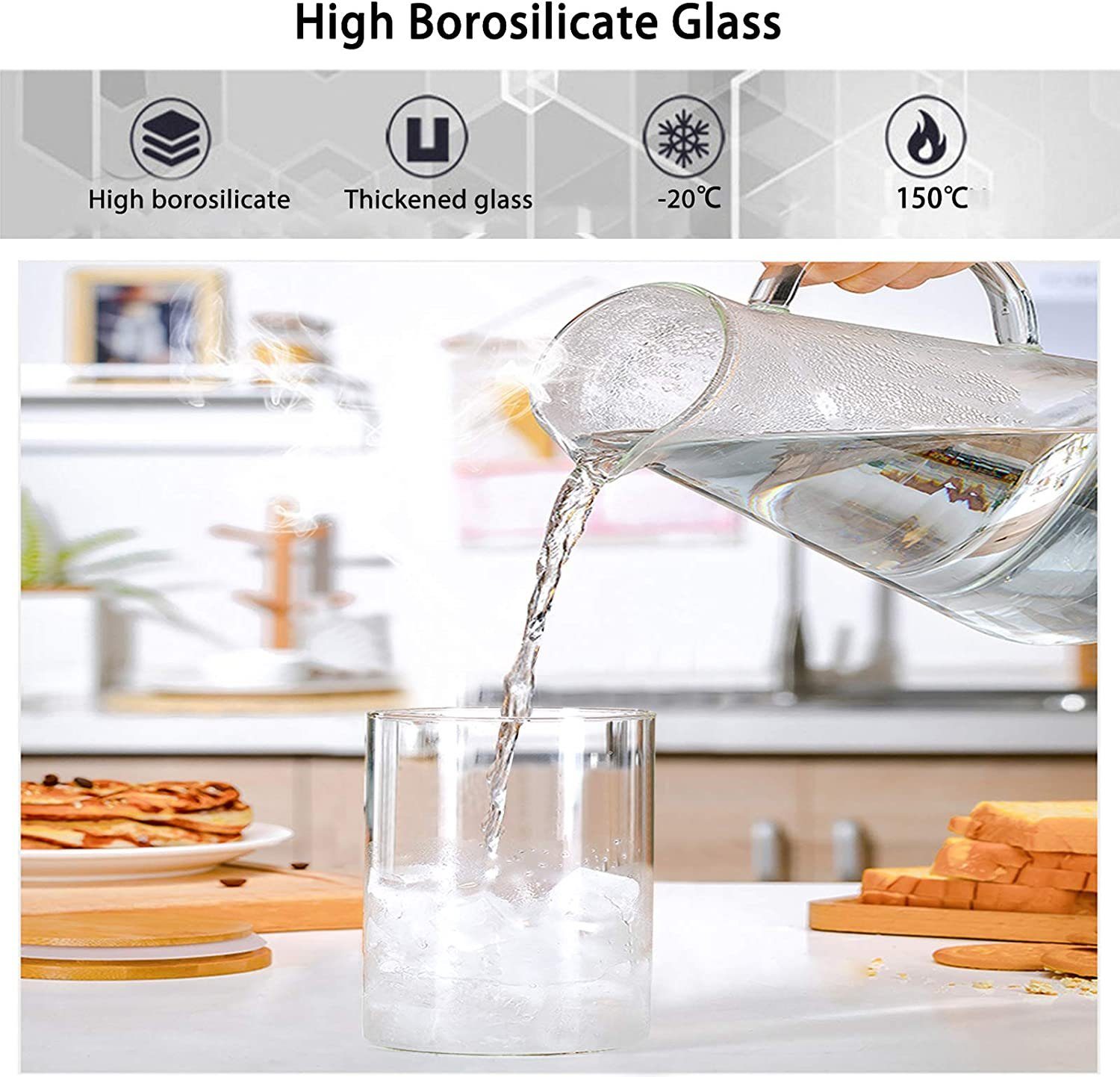 Hochborosilikatglas, Vorratsglas, Gewürzgläser, 7Magic 700ml 6-tlg), (Küche