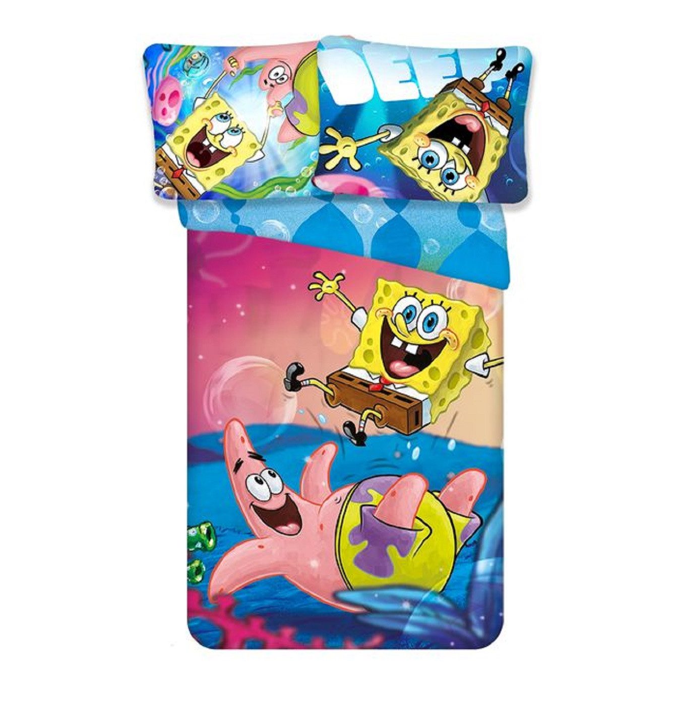 KK Kinderbettwäsche Spongebob Wende Bettwäsche Set günstig online kaufen