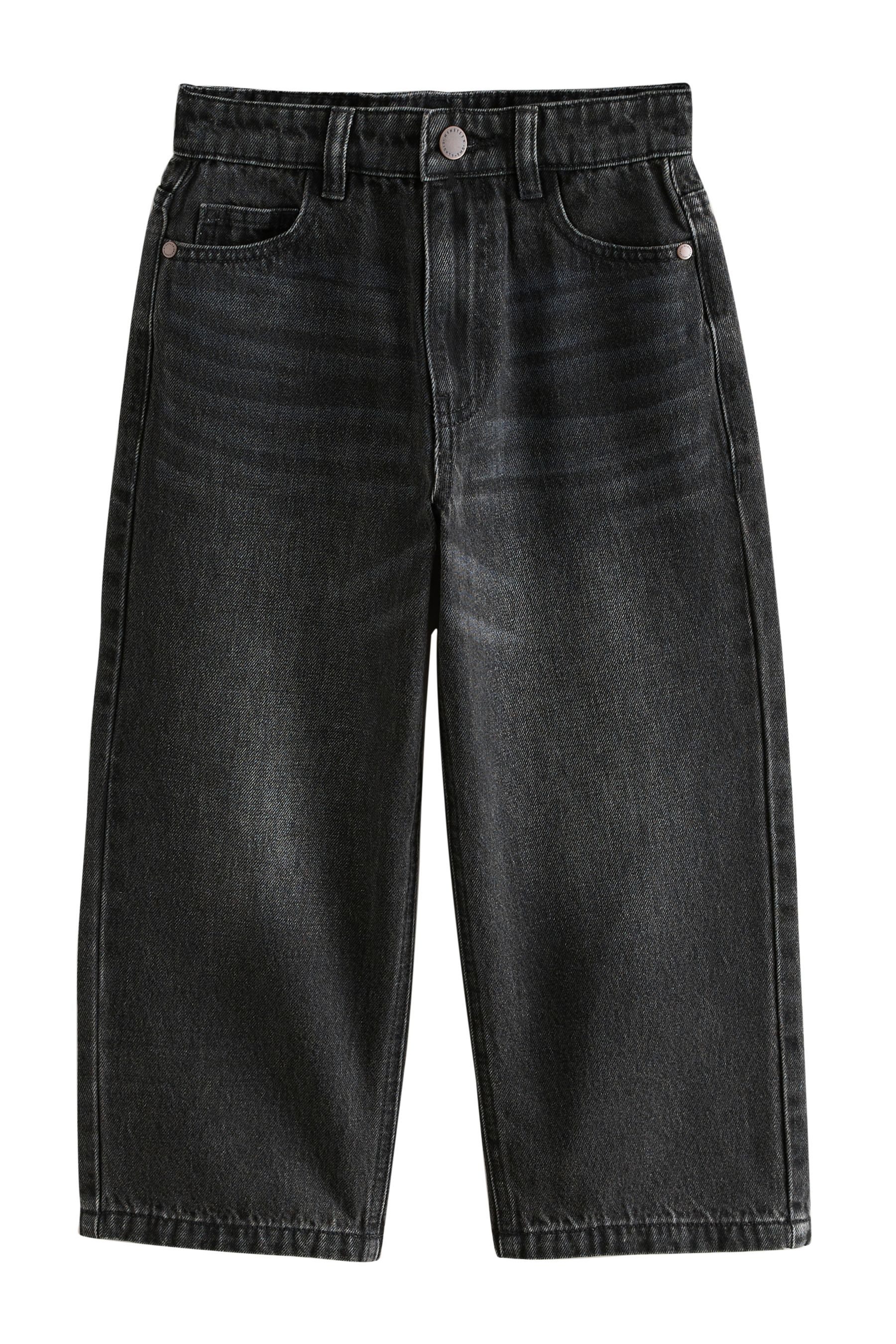 Next Weite Jeans Authentic Jeans 100 % Baumwolle – Super Wide Fit (1-tlg)