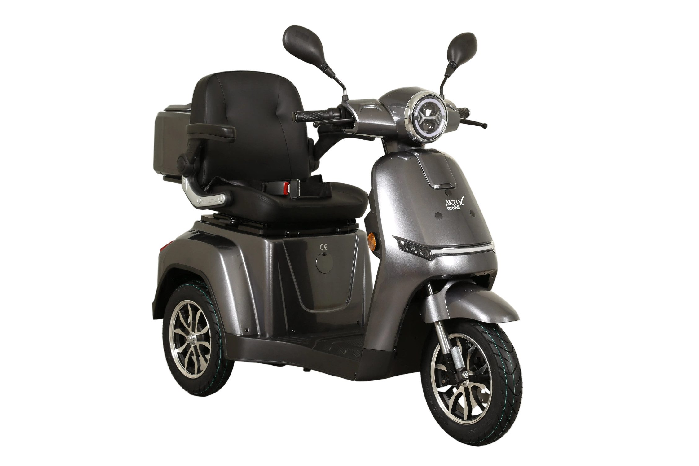 Aktiv mobil Elektromobil AM E-Rider 1000, 25 km/h mit Topcase, 1000 W, 25 km/h, Topcase mit Fassungsvermögen von ca. 25 l, Staufach mit ca. 19 l