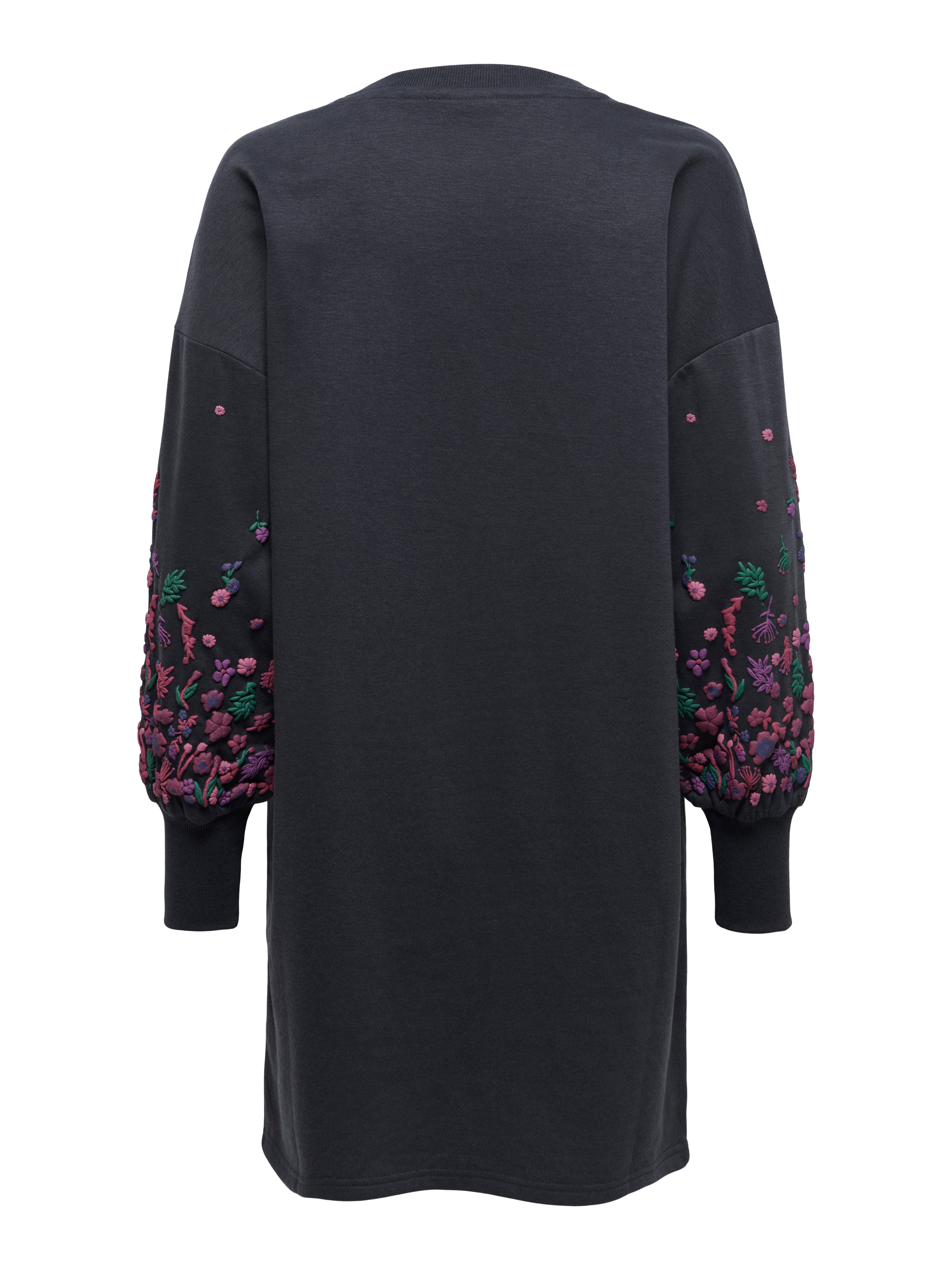 ONLY Sweatkleid ONLBROOKE LS SHORT DRESS FLOWER SWT NOOS