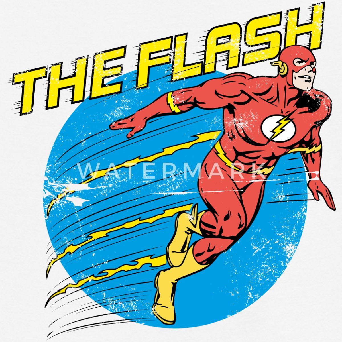 Spreadshirt T-Shirt DC Comics Justice League The Flash Teenager T-Shirt (1-tlg)
