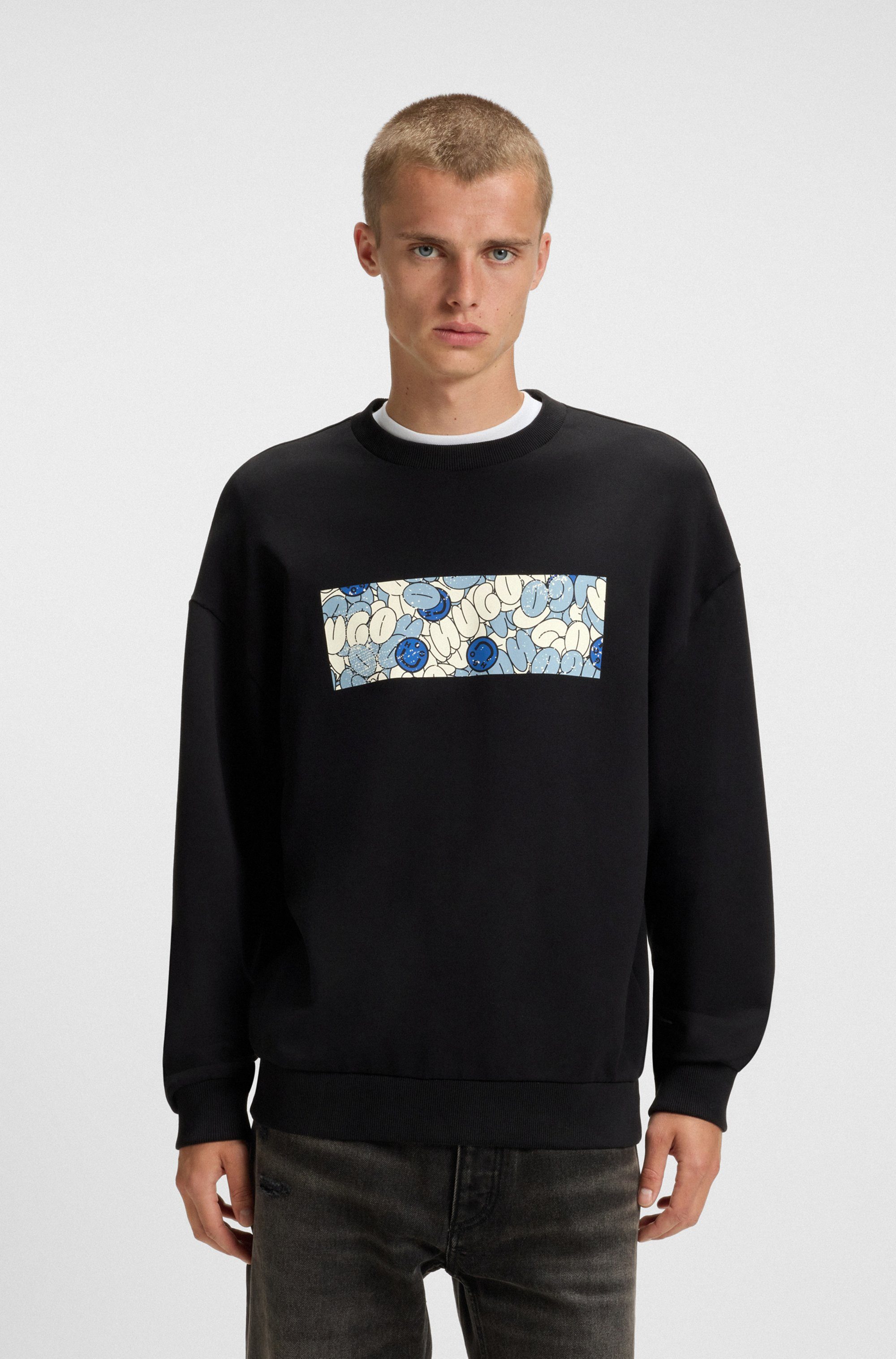 HUGO Blue Sweatshirt Neprix günstig online kaufen
