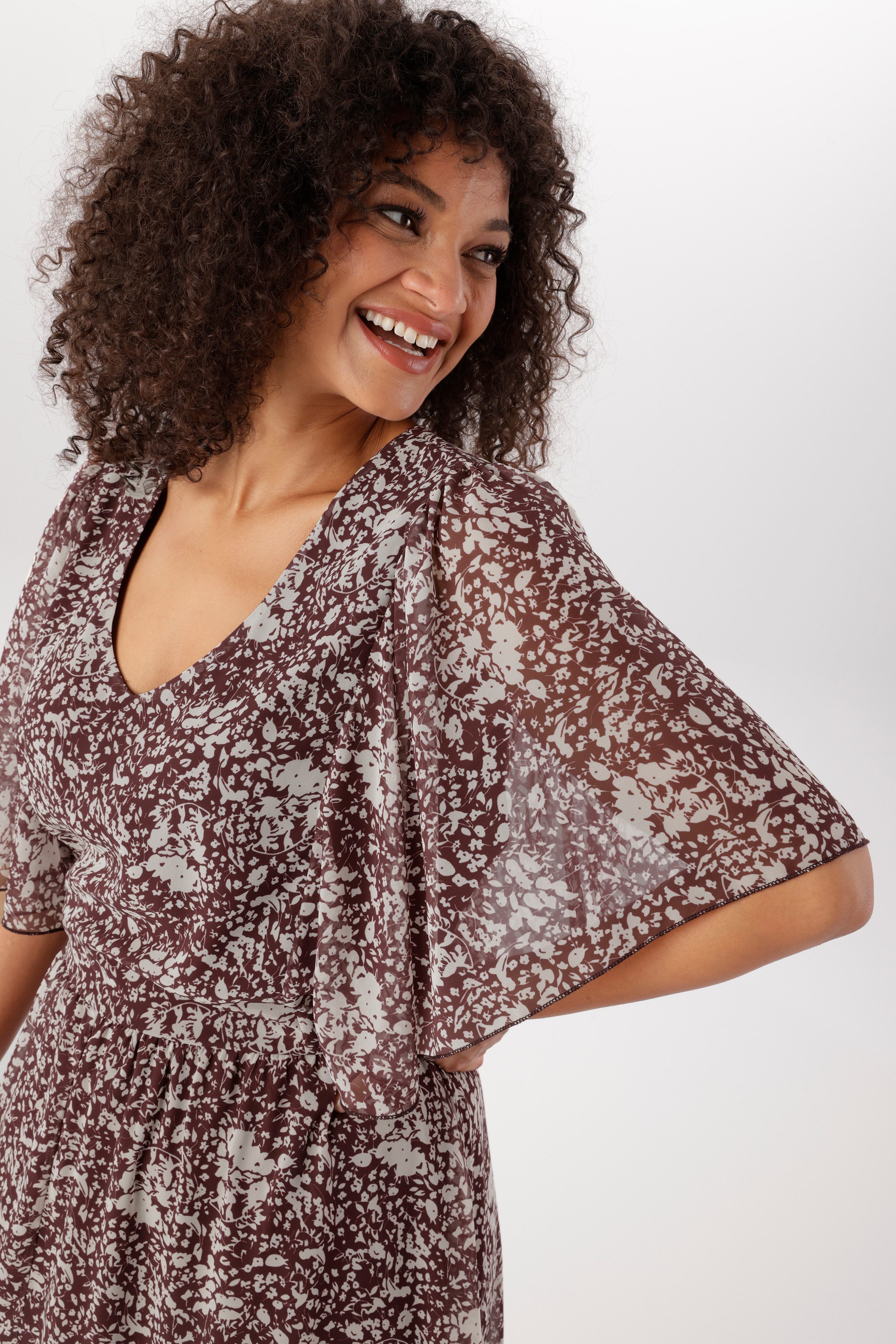 Aniston PLUS Chiffonkleid in dezentem Dessin - NEUE KOLLEKTION