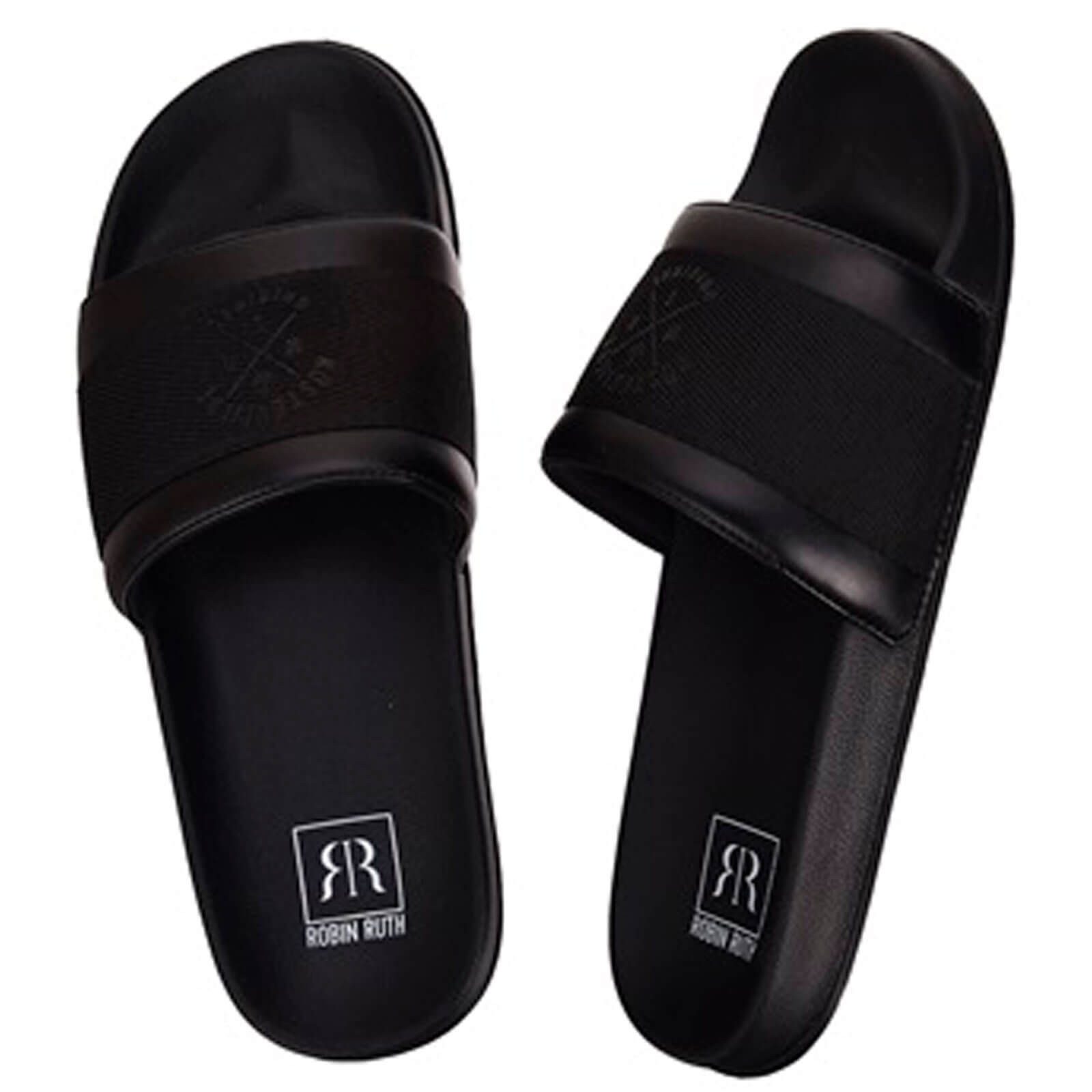 Robin Ruth Slipper-Herren Slipper Herren Slipper Sandale mit flacher Sohle - Badeschuhe Badelatsche
