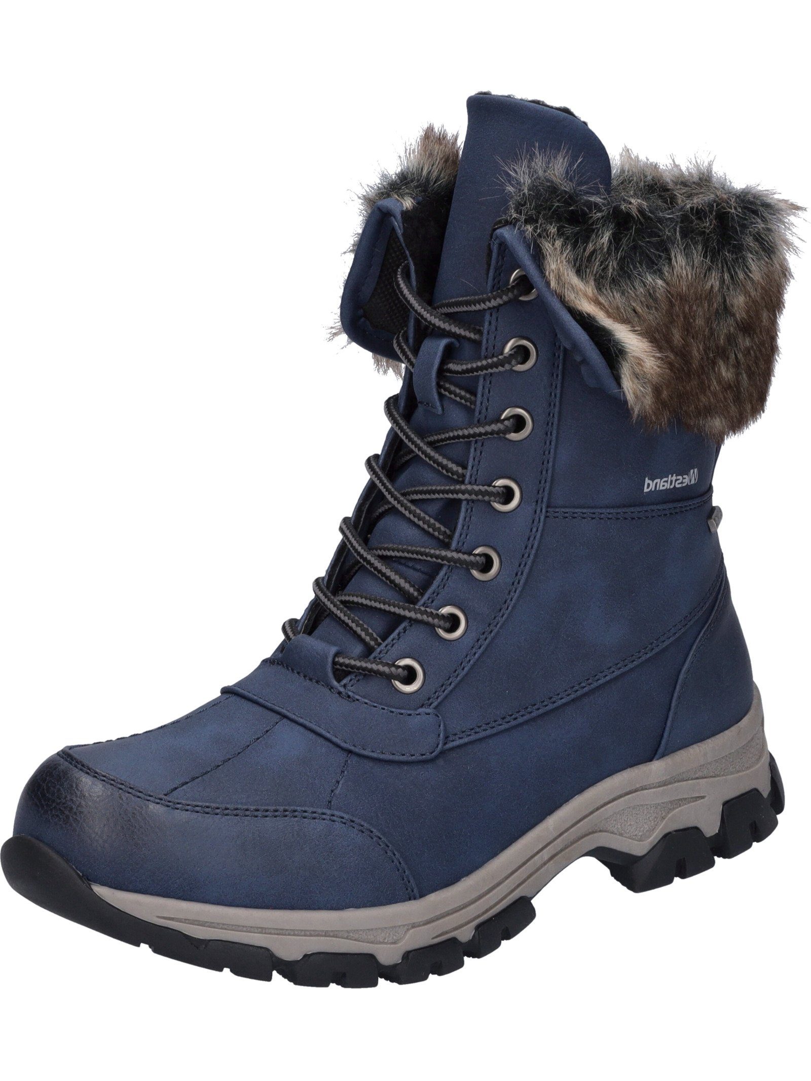 Westland Snowboots blau-kombi