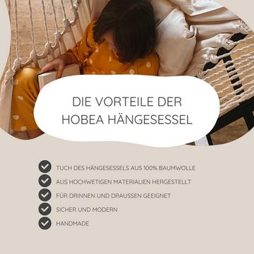 HOBEA-Germany Hängesessel Hängesessel Adria L (ohne Aufhängung) Ohne Innenkissen (Hängesessel mit Kissenhüllen), Inkusive Kissenhüllen