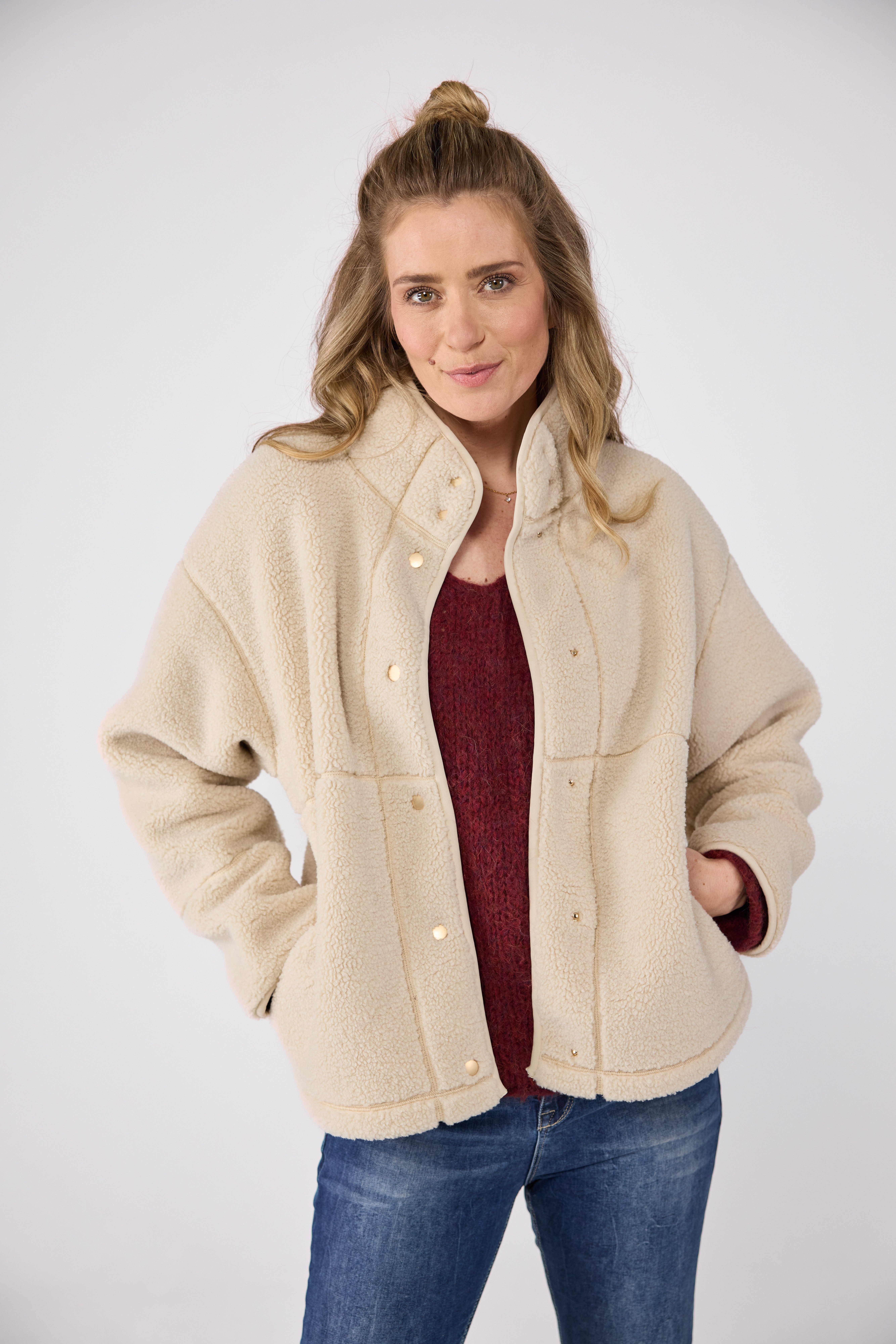 Plüschjacke