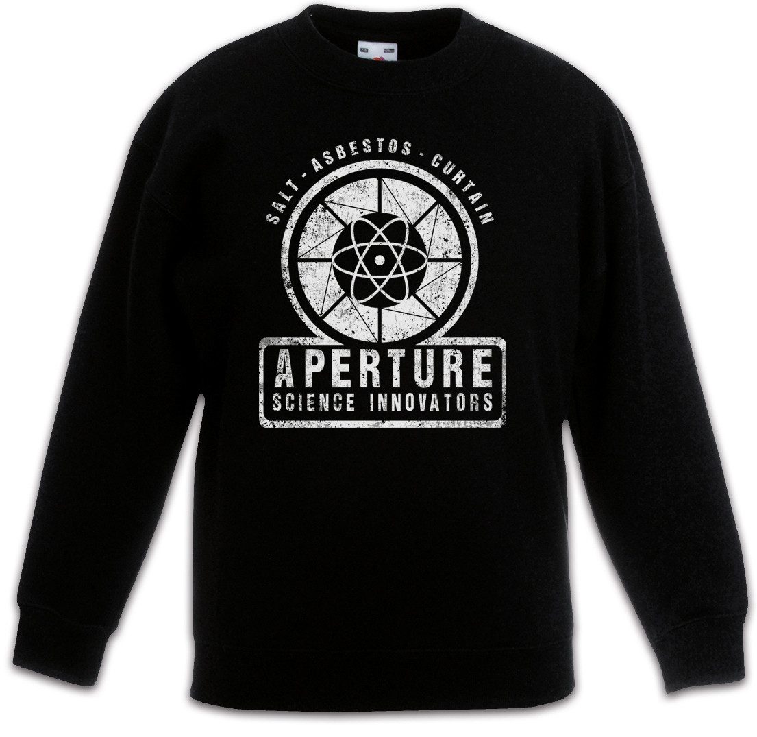 Sweatshirt Vintage Aperture Science Innovators Kinderpullover Gamer Shooter Fun