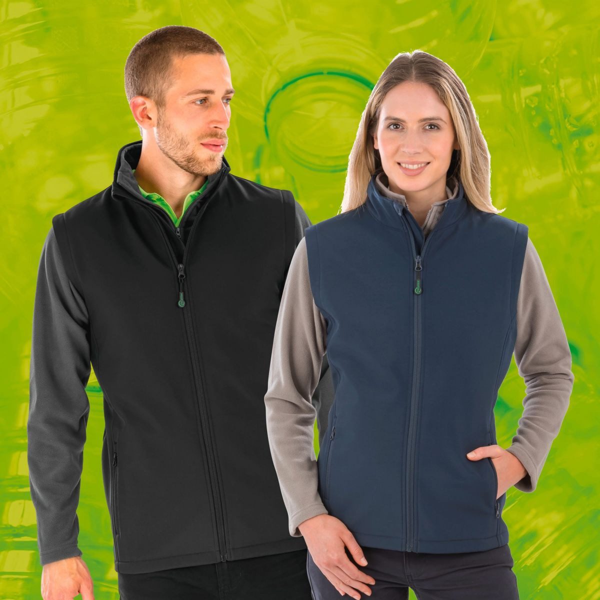 Result Funktionsweste Mens Recycled 2-Layer Printable Softshell Bodywarmer