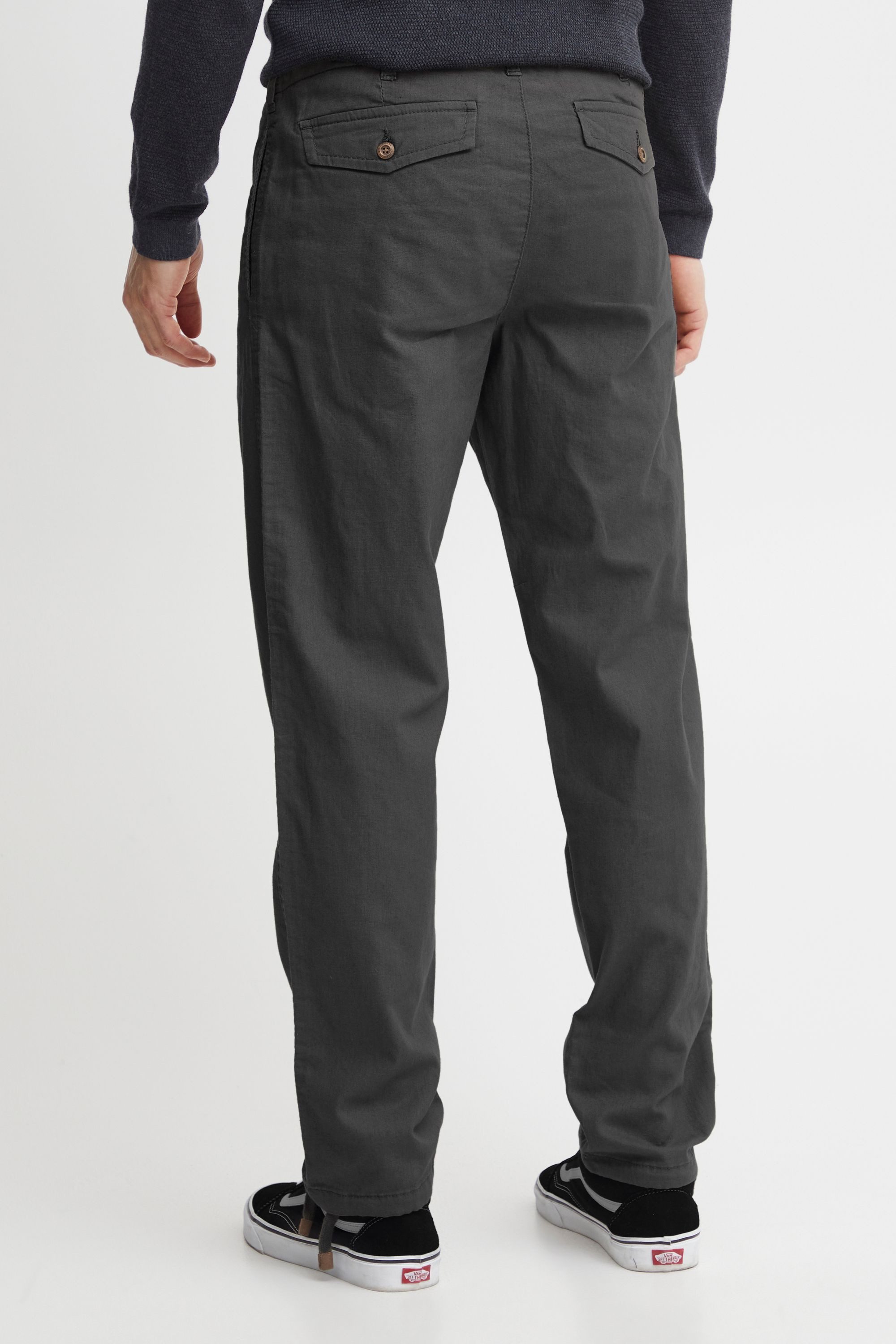 Indicode Leinenhose IDIves Lange Hose mit Tunnelzug am Bund
