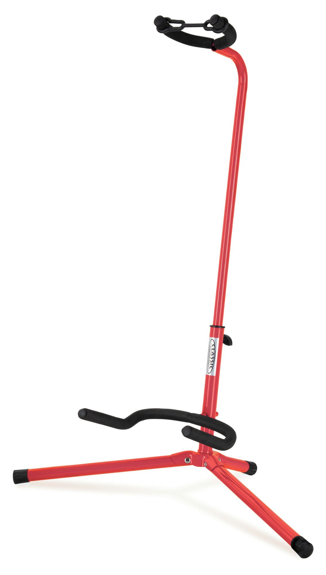 Classic Cantabile Gitarrenständer GS-30 Gitarrenstativ, Gepolsterte Auflage - Klappbarer Gitarrenständer