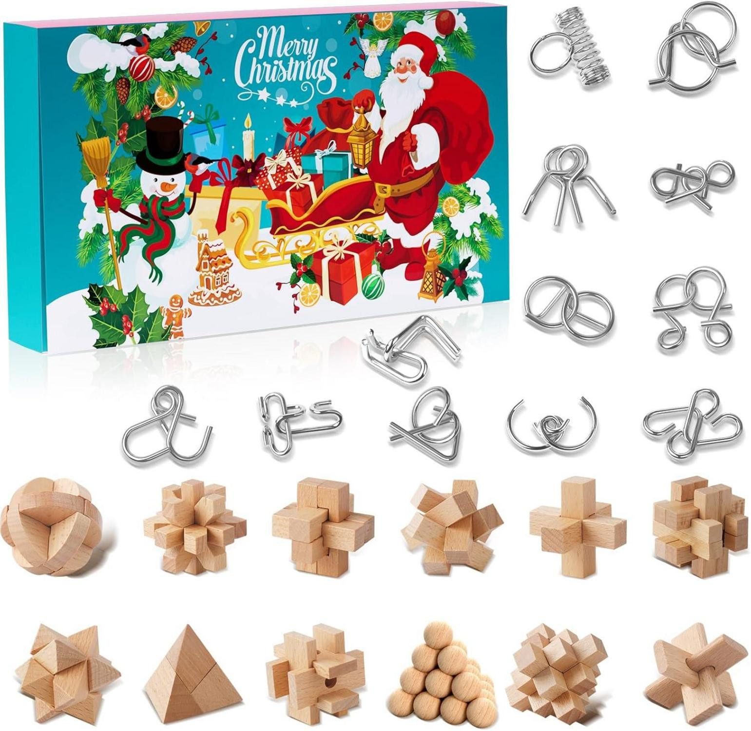 LuxusKollektion Spielzeug-Adventskalender Adventskalender Knobelspiele 2024 günstig online kaufen