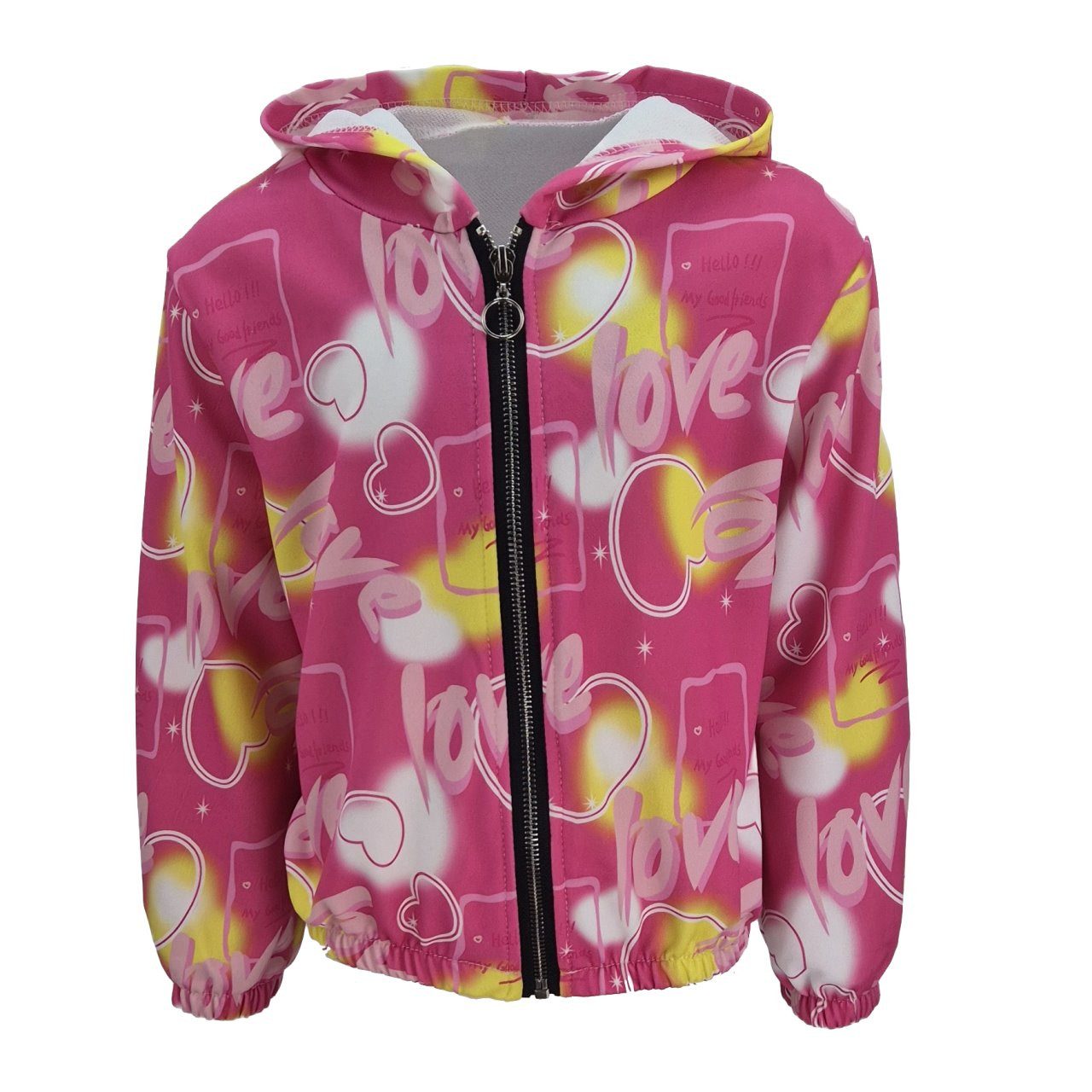 Girls Fashion Blouson Sommerjacke Blouson Mädchen Jacke mit Kapuze MH888e