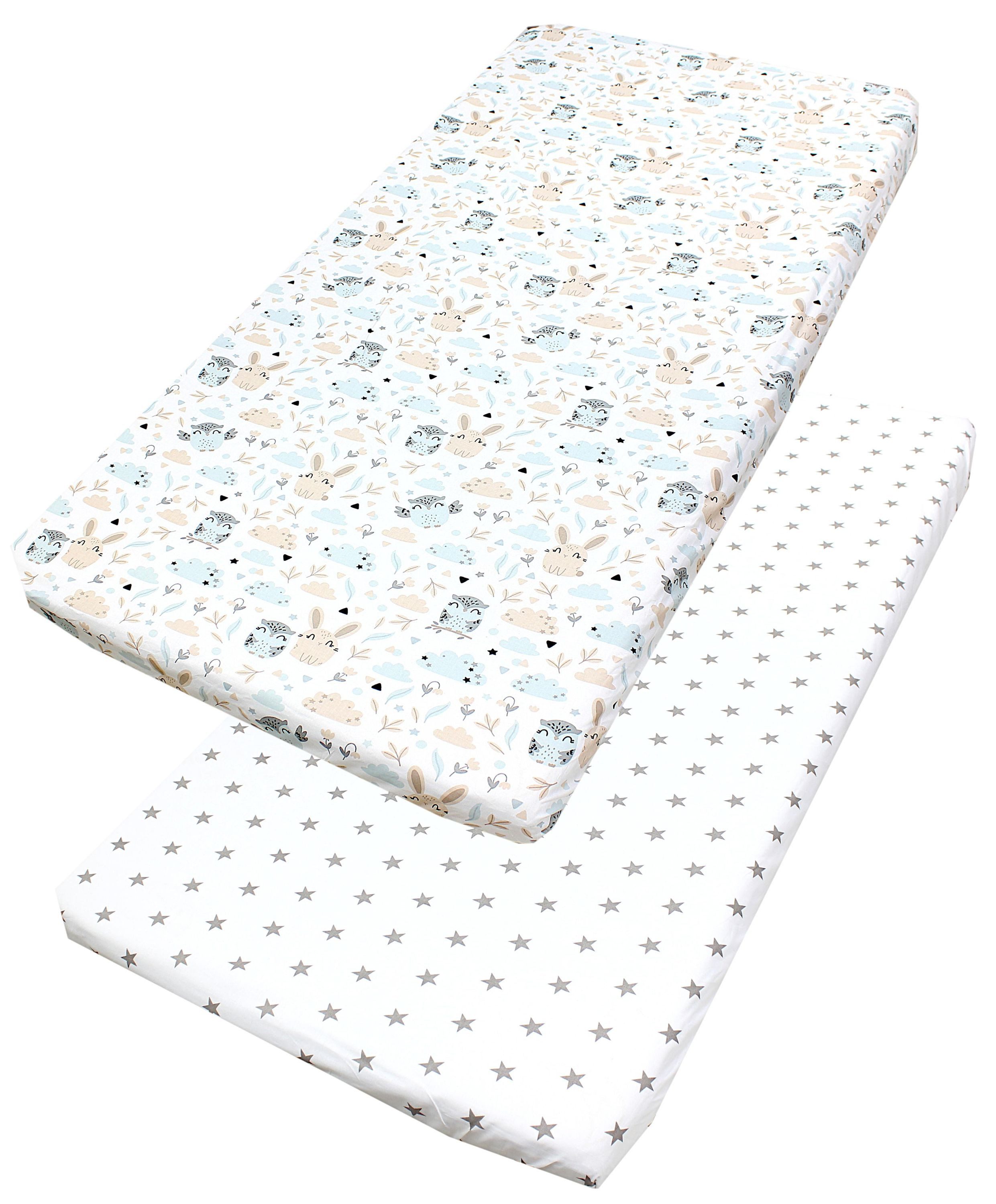 TupTam Spannbettlaken Baby Spannbettlaken Spannbetttuch für günstig online kaufen