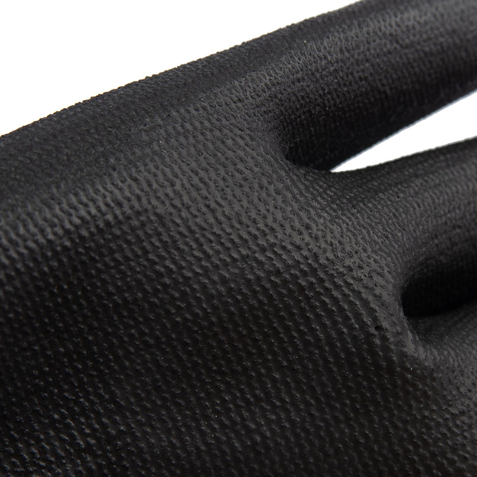 Midori Arbeitshandschuh-Set (12-St) Montagehandschuh Schutzhandschuh Polyester, Polyurethan Größe S (Nr.7)