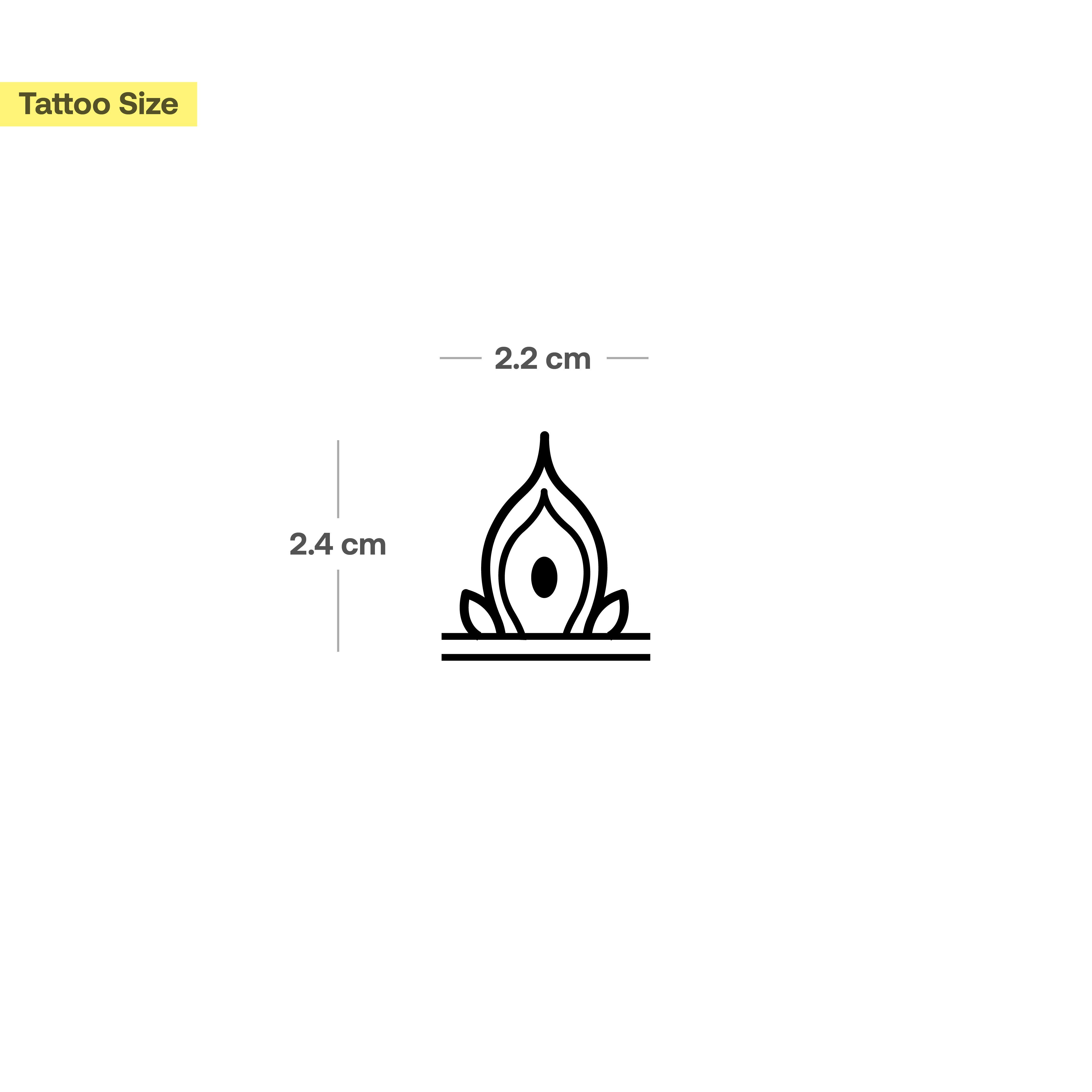 Inkster Schmuck-Tattoo Abstrakte Tattoos, Vegane & EU-Kosmetikzertifizierte Farbe, wasserfestes temporäres Tattoo, 2 Wochen Halt