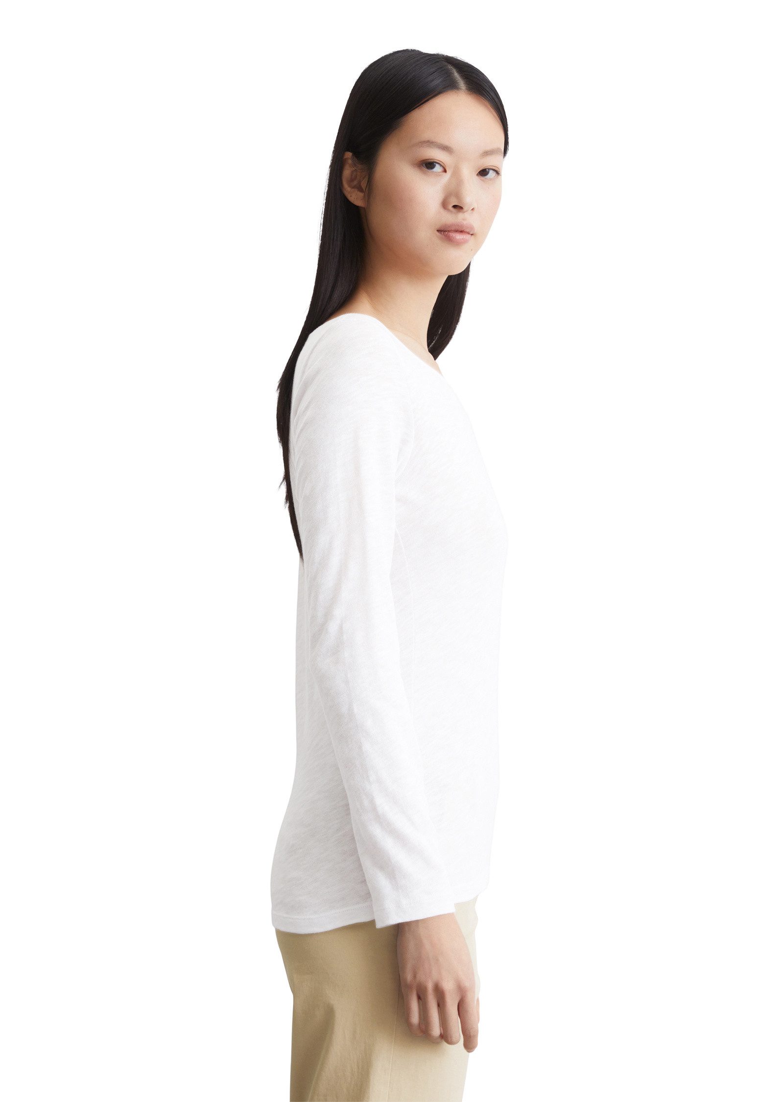 Marc OPolo Langarmshirt "aus Organic Cotton" günstig online kaufen