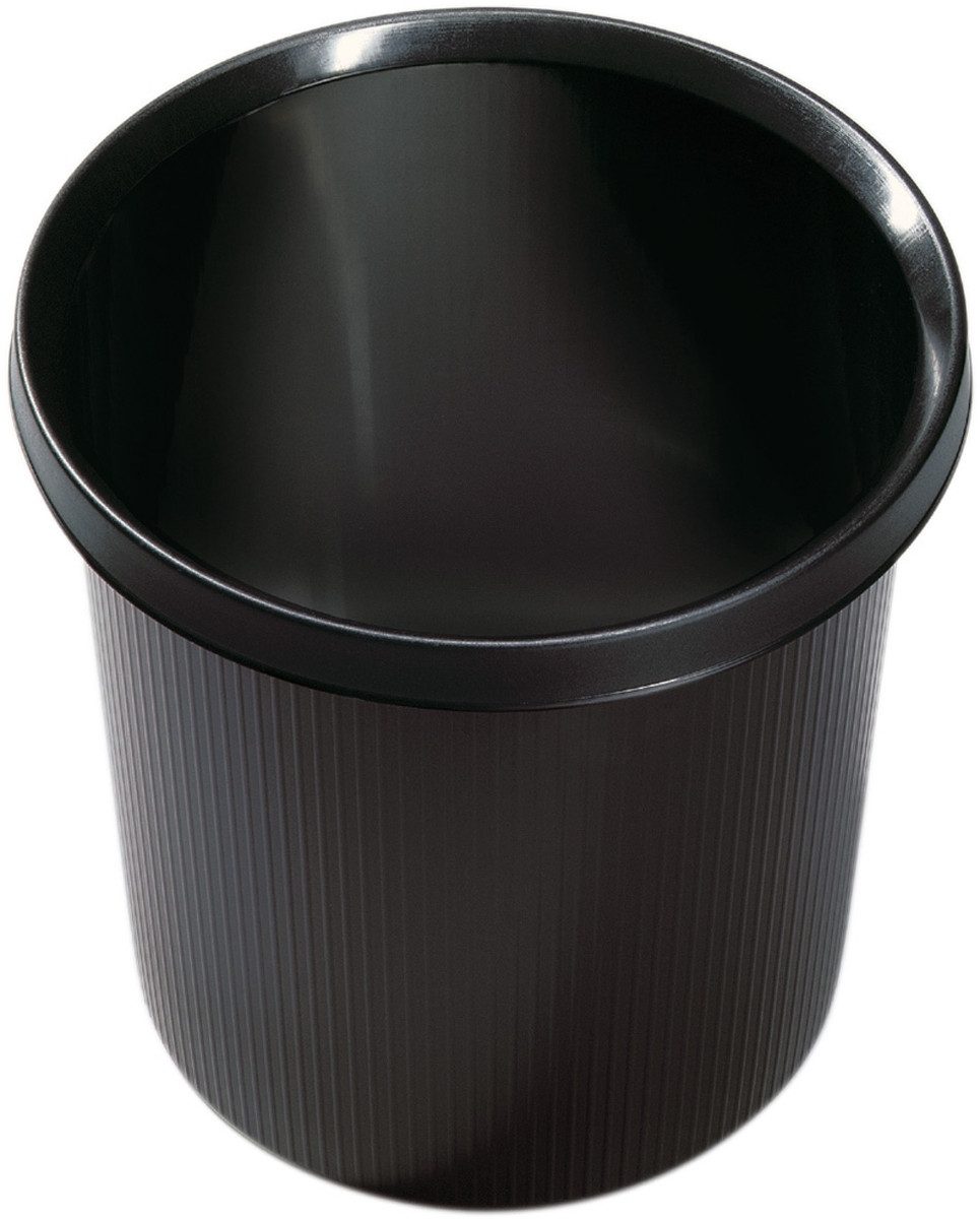 Papierkorb Papierkorb linear 18l schwarz.