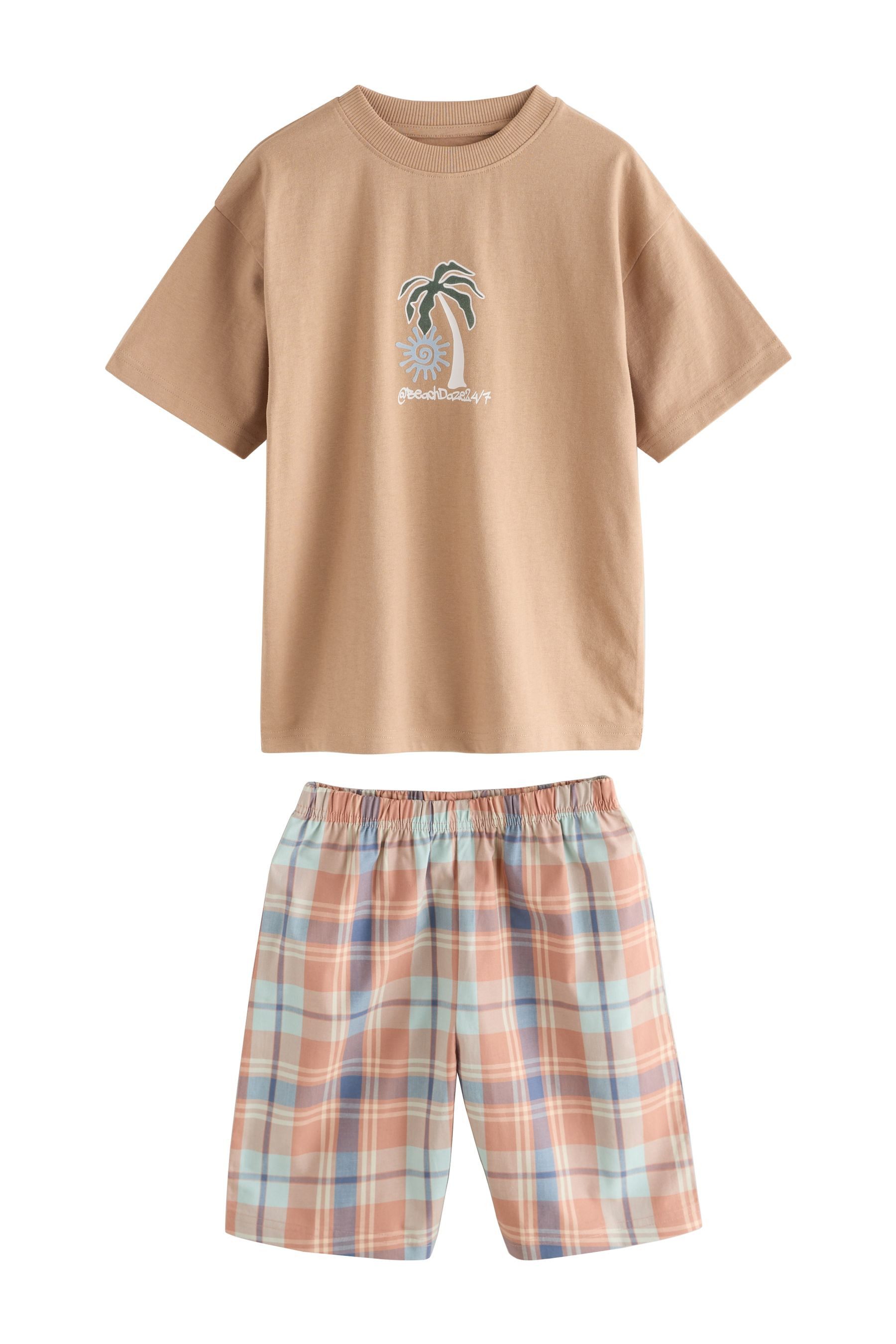 Next Pyjama Kurzer Schlafanzug im 3er-Pack (6 tlg)