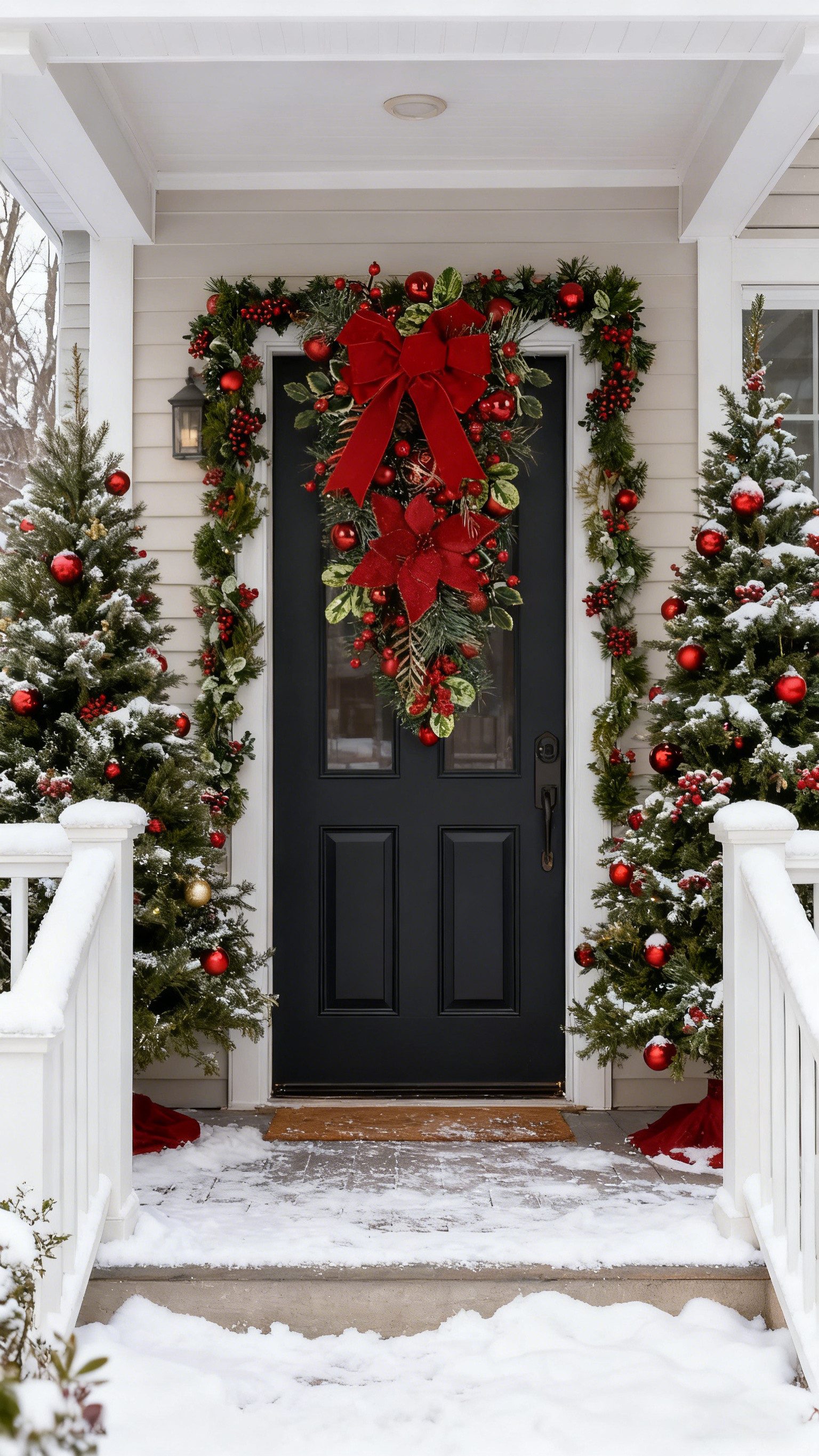 Kunstkranz Dekorative Girlande in Tropfenform, Weihnachtsgirlande, CLTYQ, r günstig online kaufen