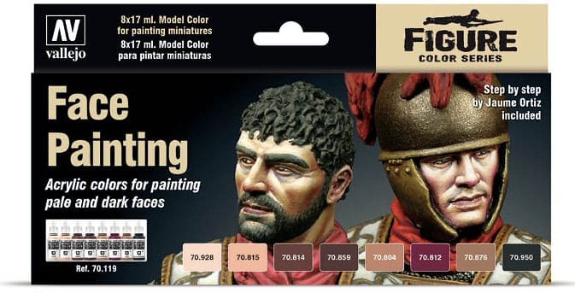 Vallejo Spielfigur Model Color Set: Fac