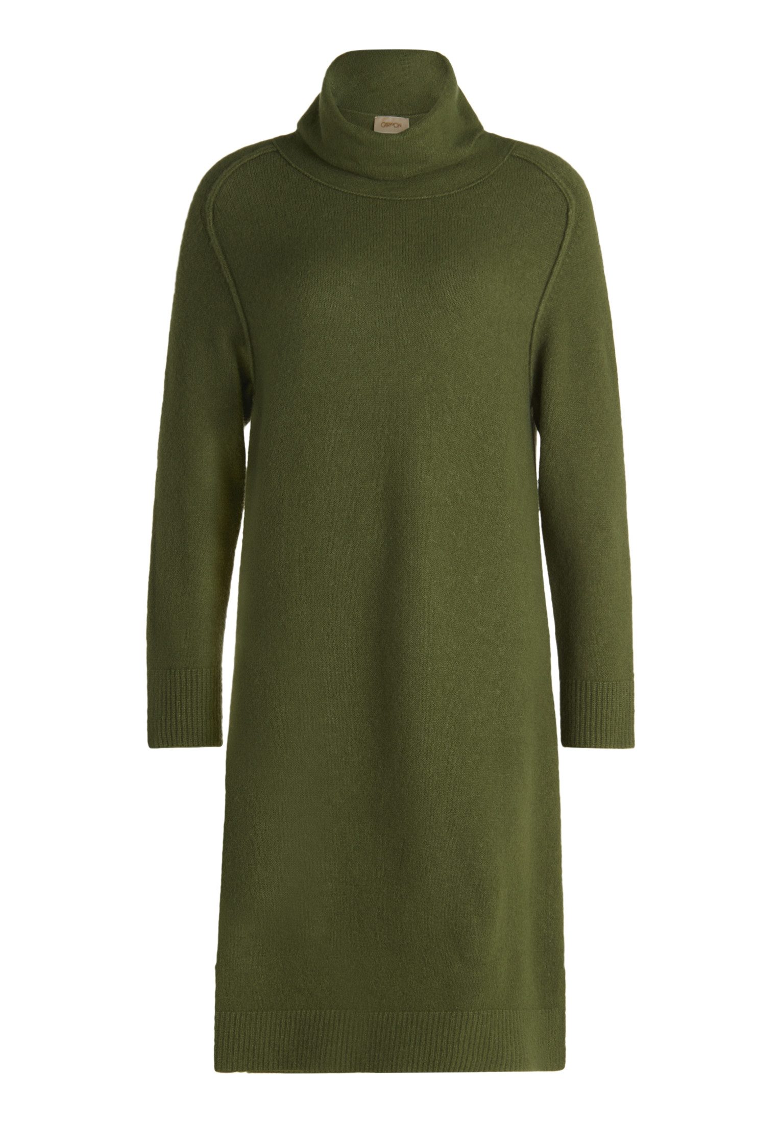 Cartoon Strickkleid Damen Strickkleid mit Turtle Neck günstig online kaufen