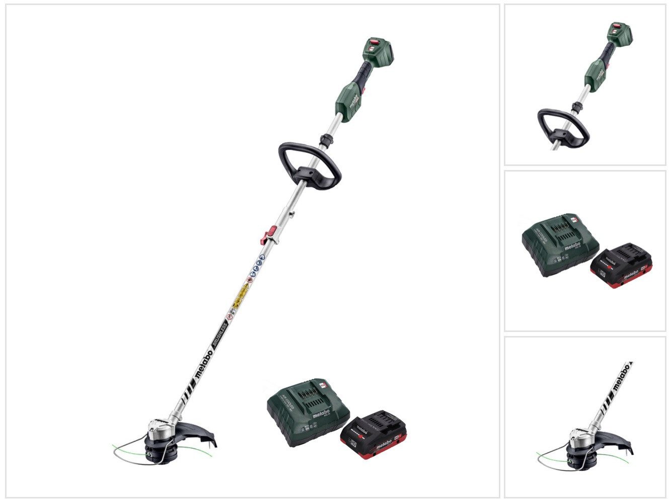 metabo Akku-Rasentrimmer RTD 18 LTX BL 30 18 V 30 cm Brushless + 1x Akku 4,0 Ah + Ladegerät