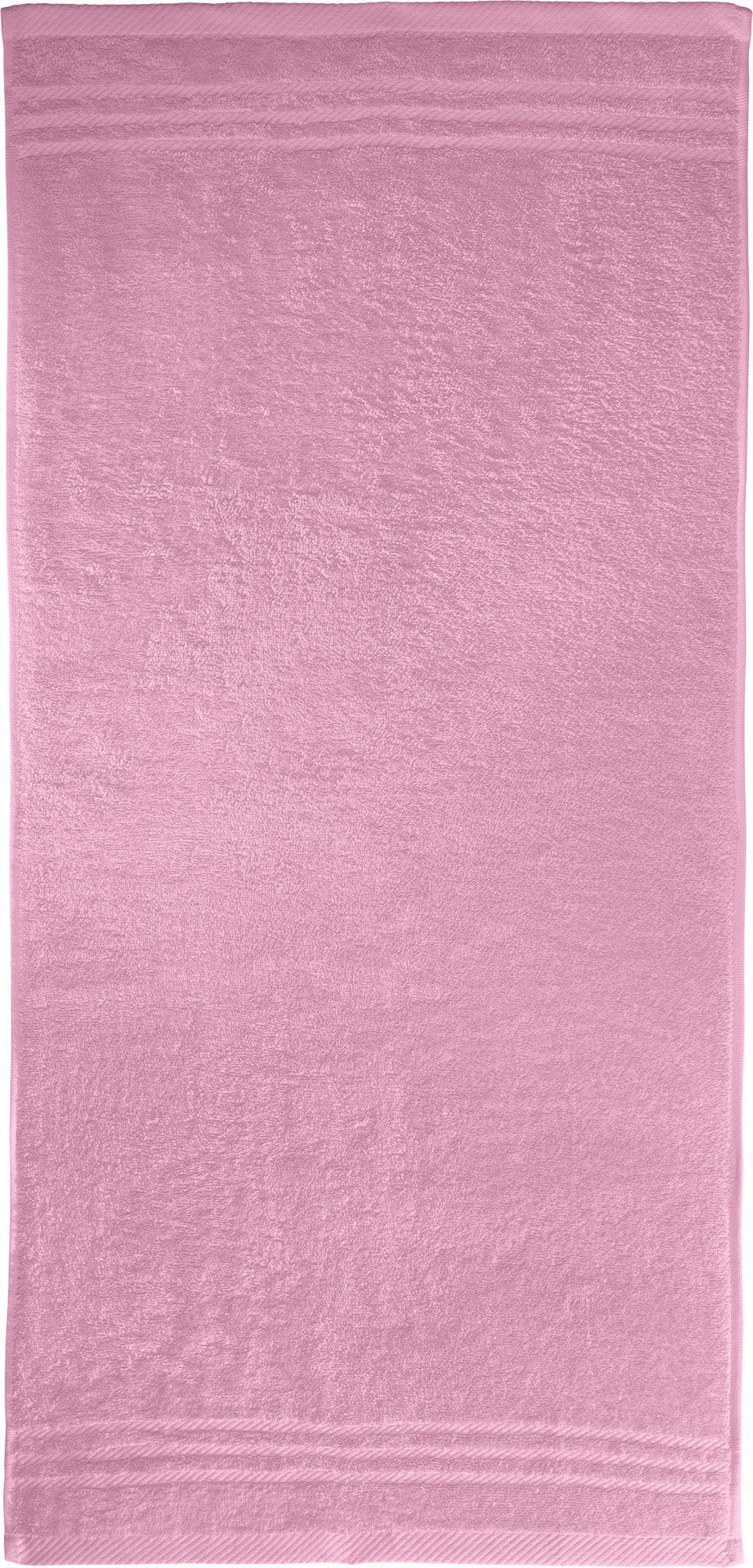 REDBEST Handtuch Handtuch, Frottier (1-St), Walk-Frottier Uni rosa