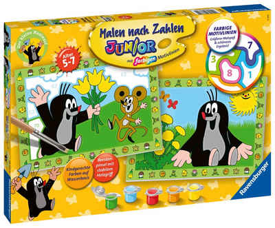 Ravensburger Malen nach Zahlen Malen nach Zahlen Junior Der kleine Maulwurf 28771