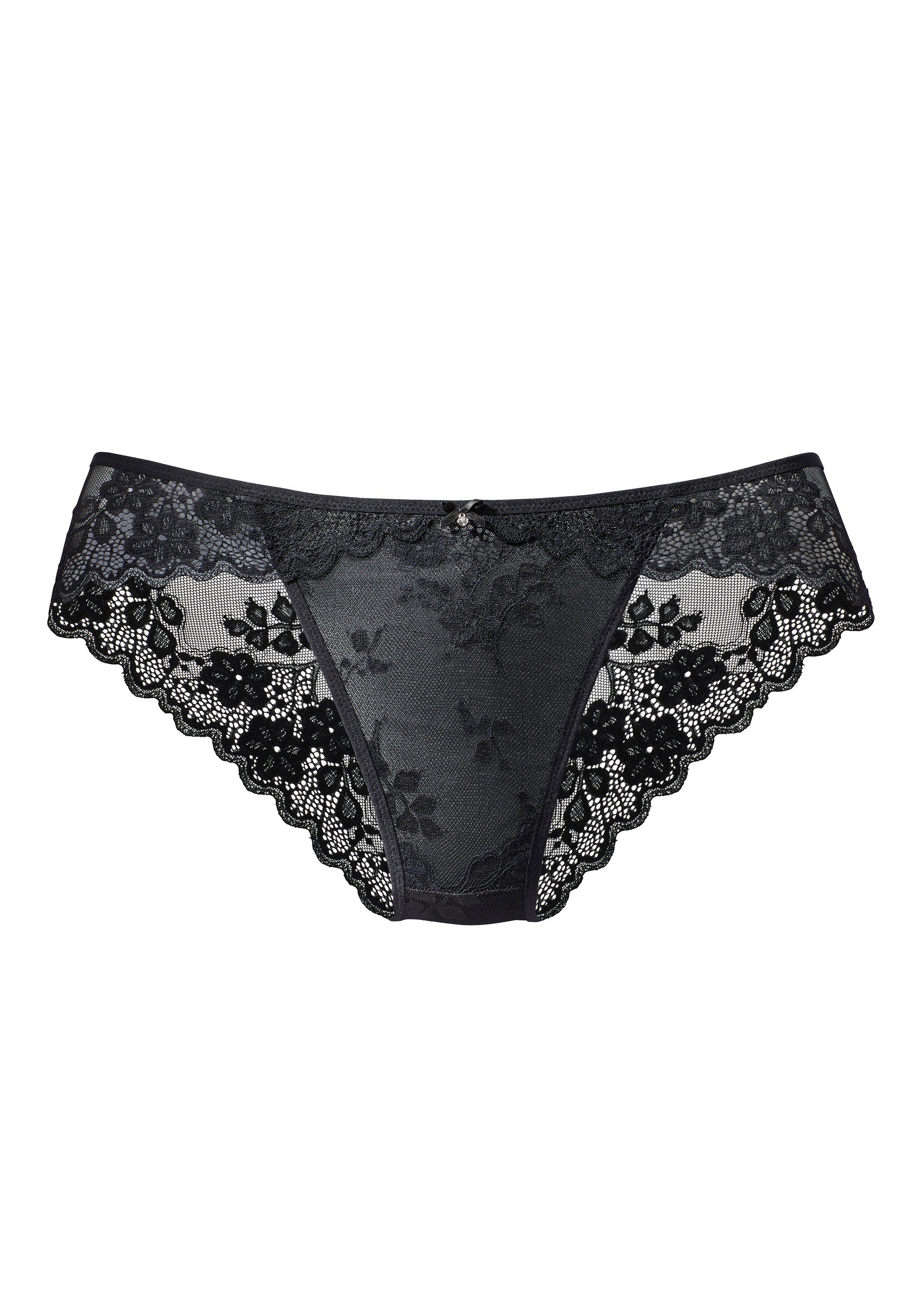 Vivance by Lascana Slip Julia aus zarter Jacquardspitze mit edlem Accessoire – Bild 2 von 5