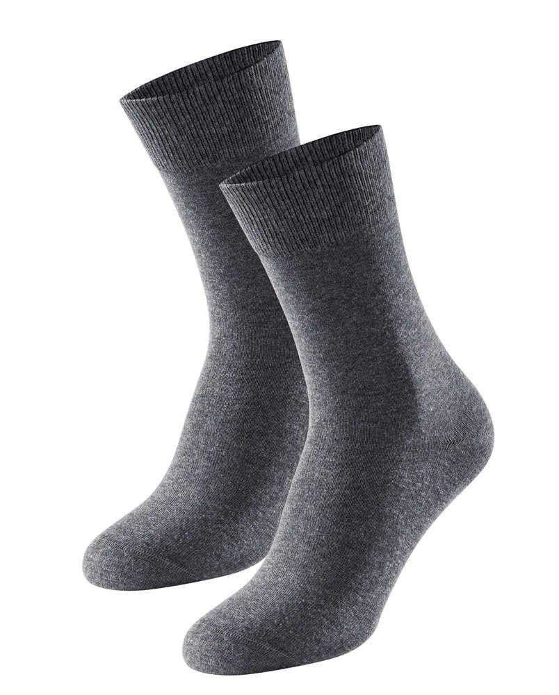 Schiesser Socken 95/5 Herrensocken (Vorteilspack, 6 Paar) Anthracite