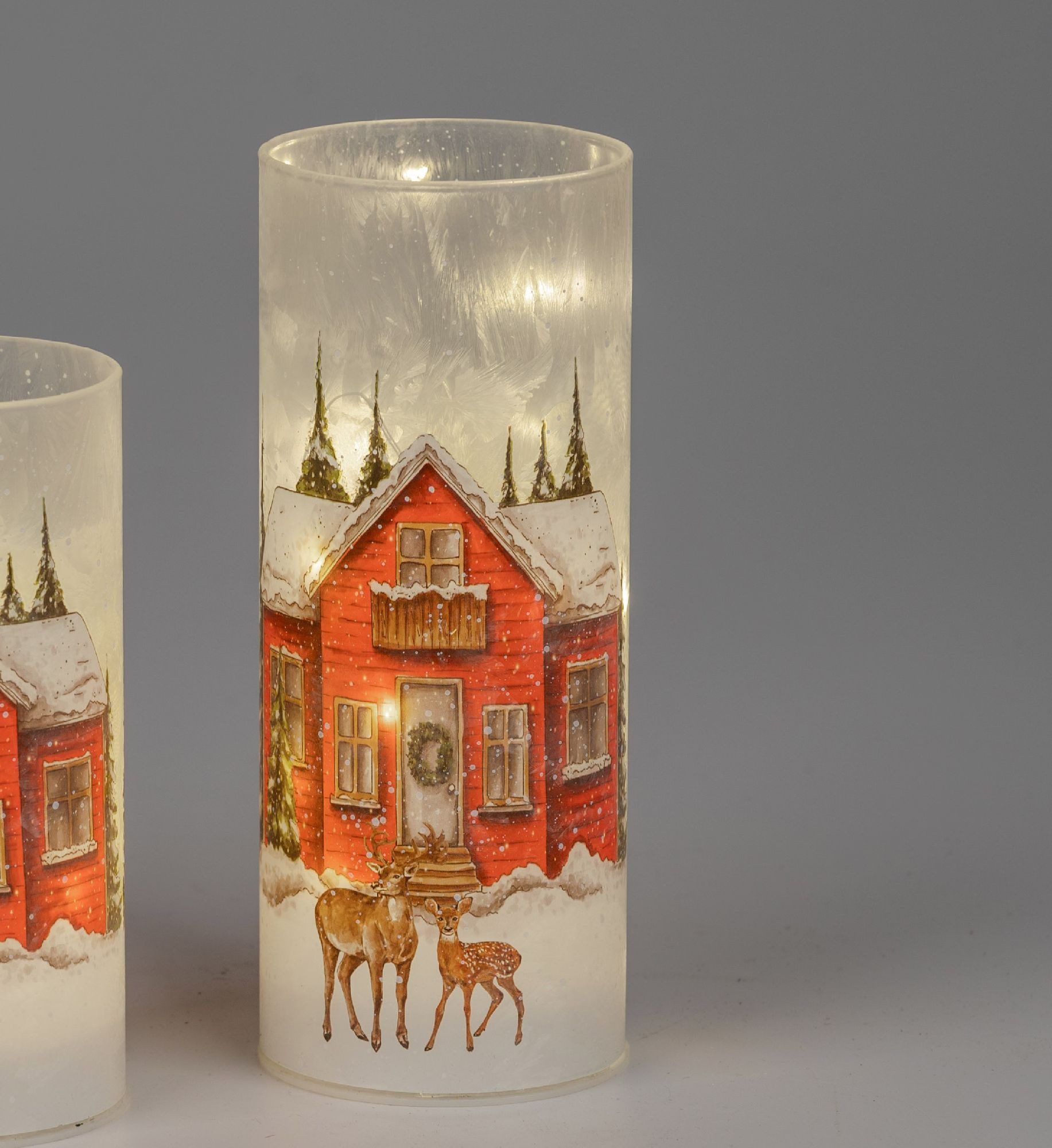 formano Nachttischlampe Weihnachtszeit, Mit Timerfunktion, Mehrfarbig, Moti günstig online kaufen