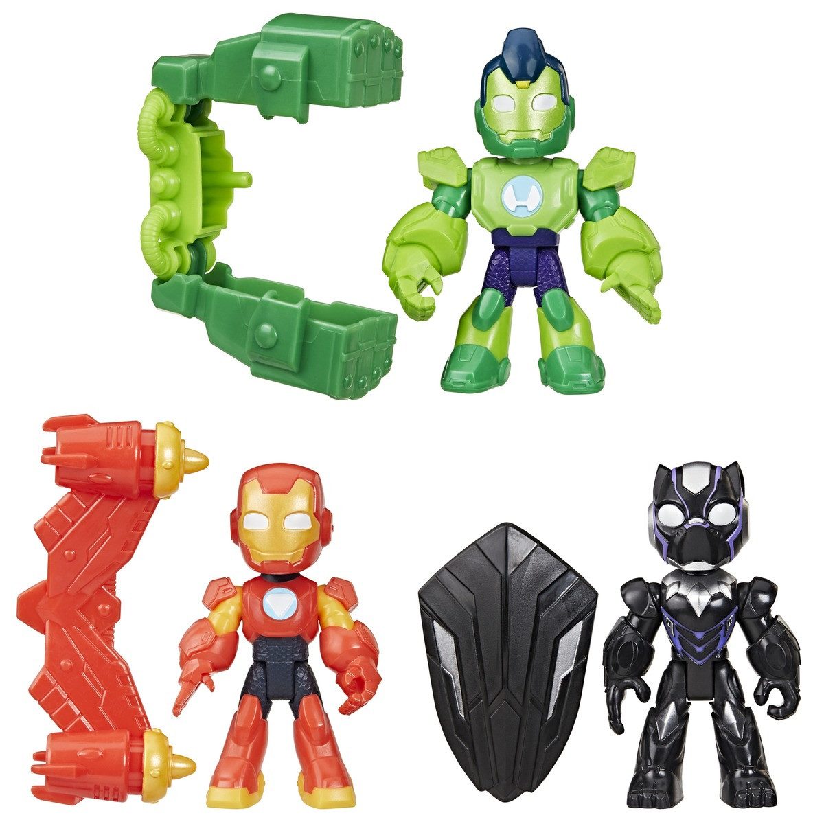 Hasbro Actionfigur Sammelfigur Marvel Iron Man and his Awesome Friends mit Accessoires
