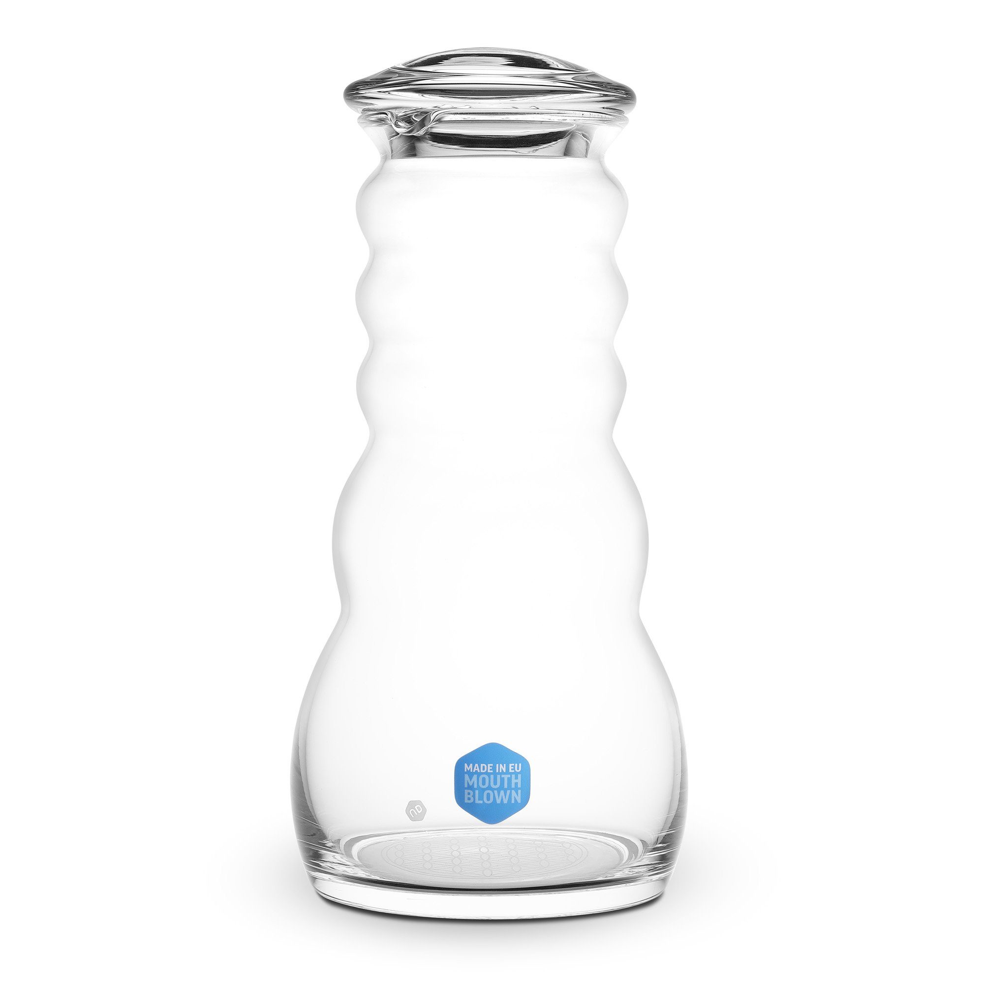 Natures-Design Wasserkrug Cadus Family White mit Glasdeckel 1.5l